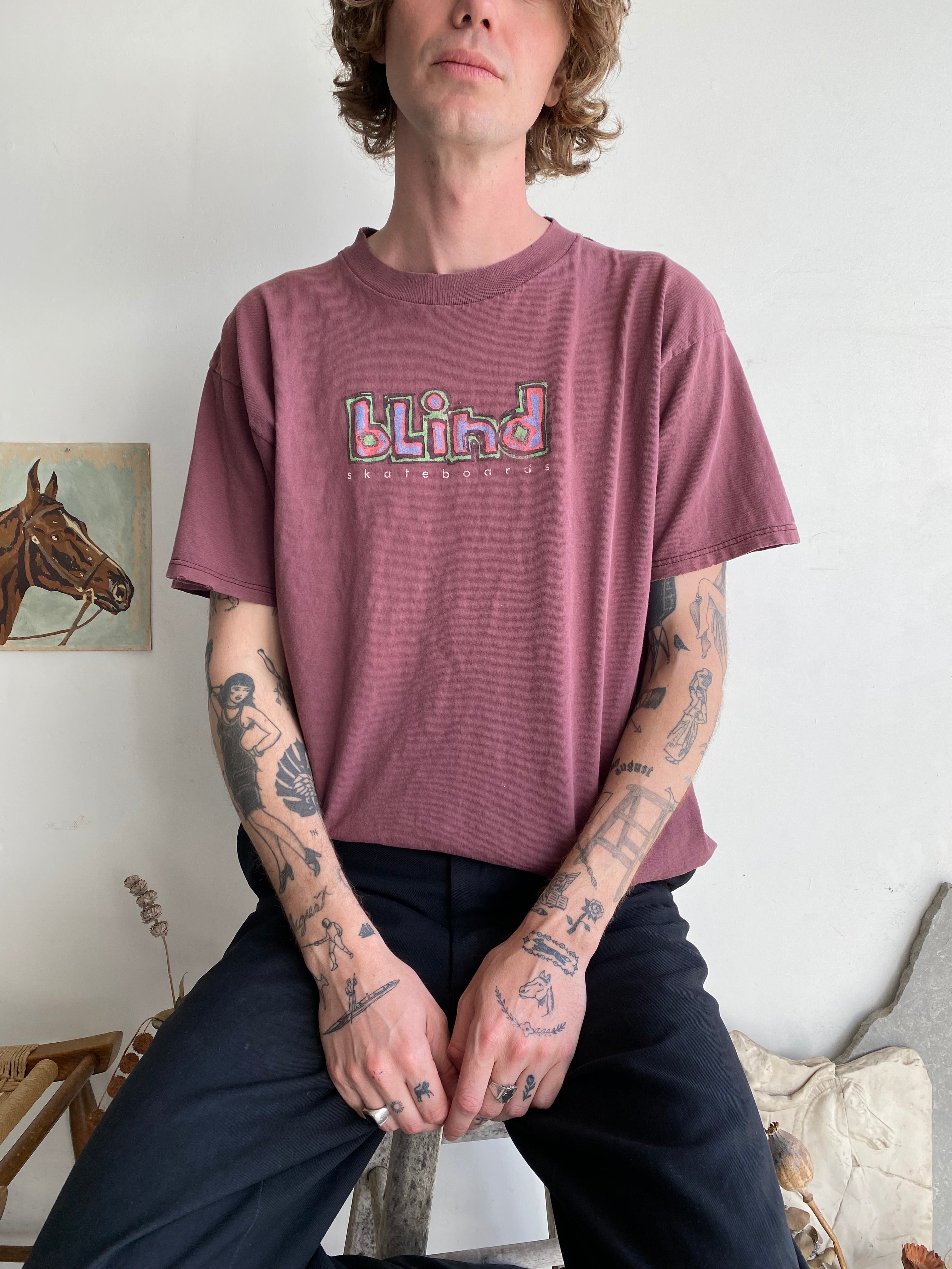 1990s Tulex Blind Skateboard T-Shirt (XL)