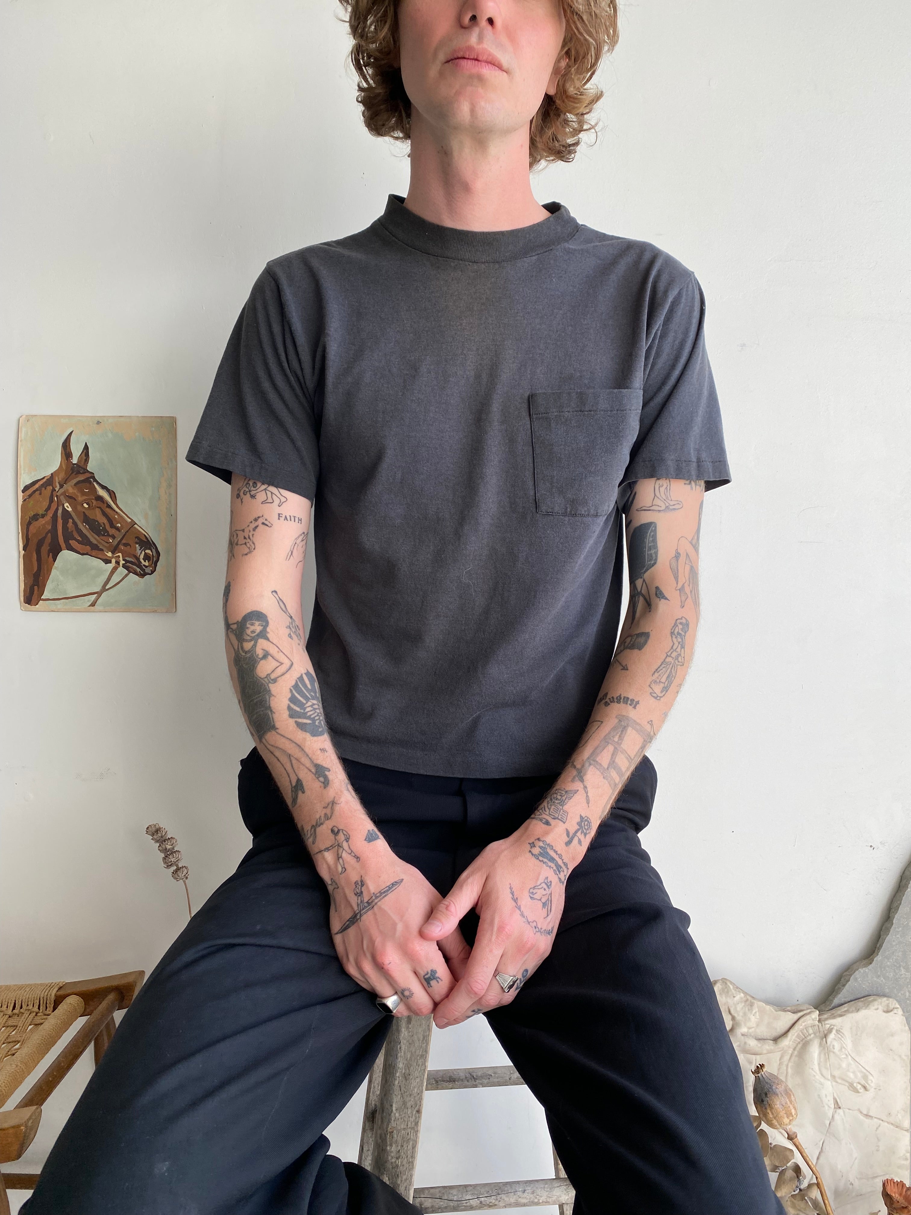 1980s Faded Pocket Blank (XS)