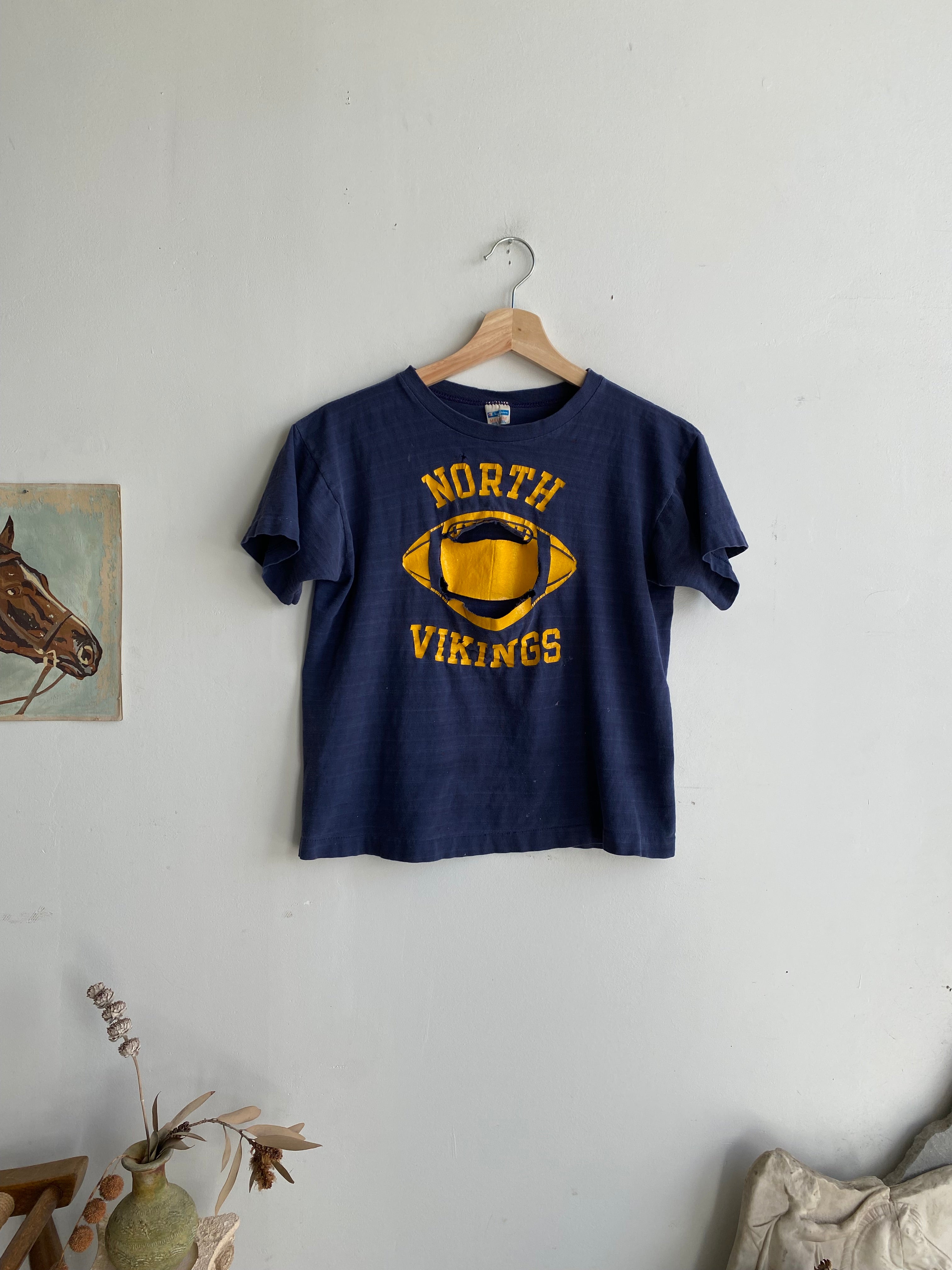 1970s Thrashed North Vikings Champion T-Shirt (XS)