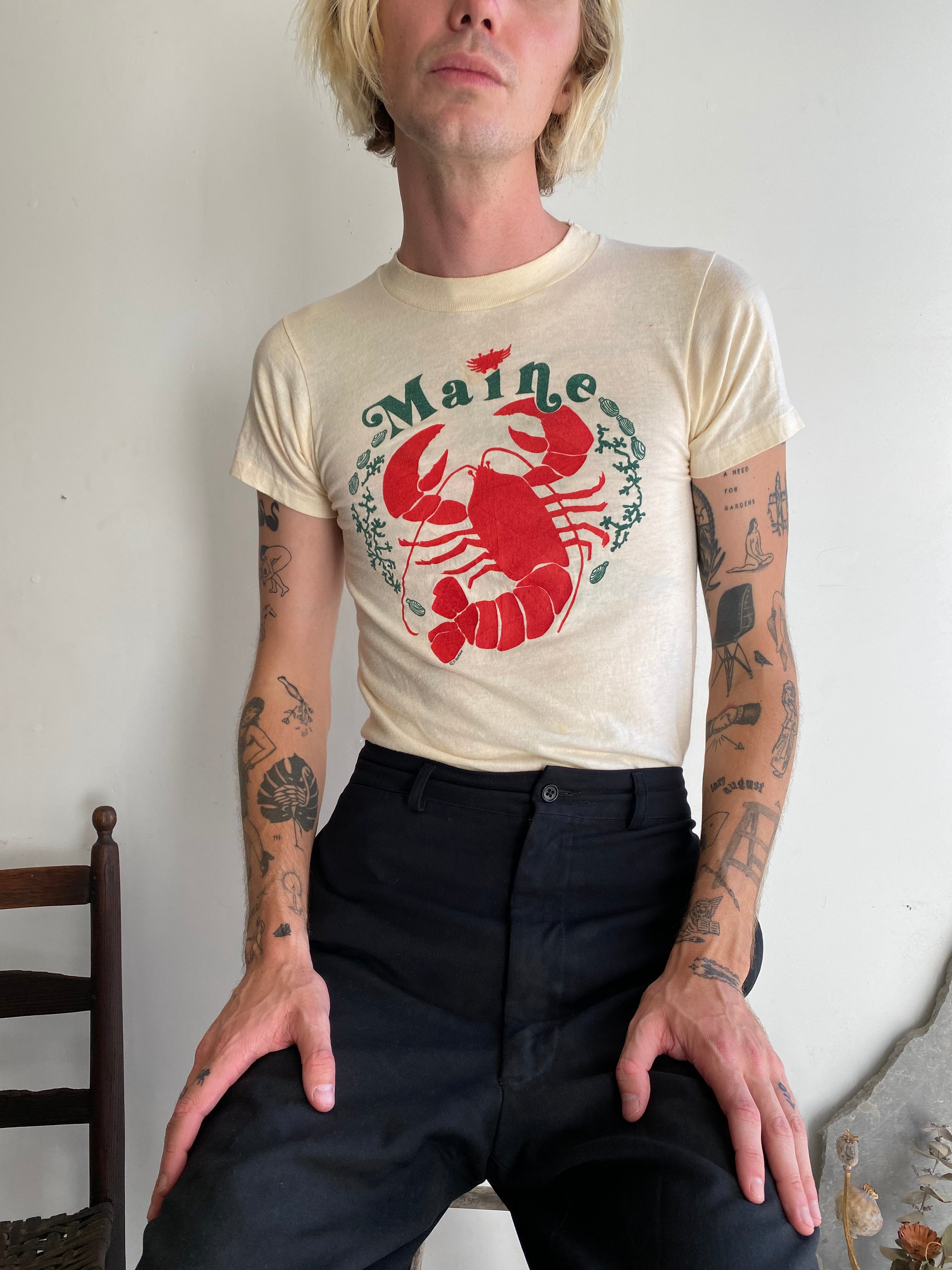 1980s Maine Lobster T-Shirt (S/M)