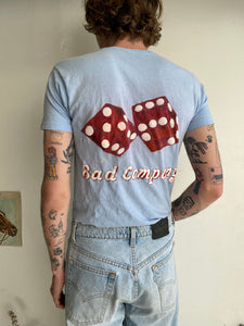 1970s Hand Painted Bad Company T-Shirt (S/M)