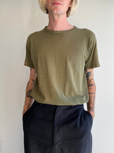 1980s Lightly Thrashed Army Green Blank (M/L)