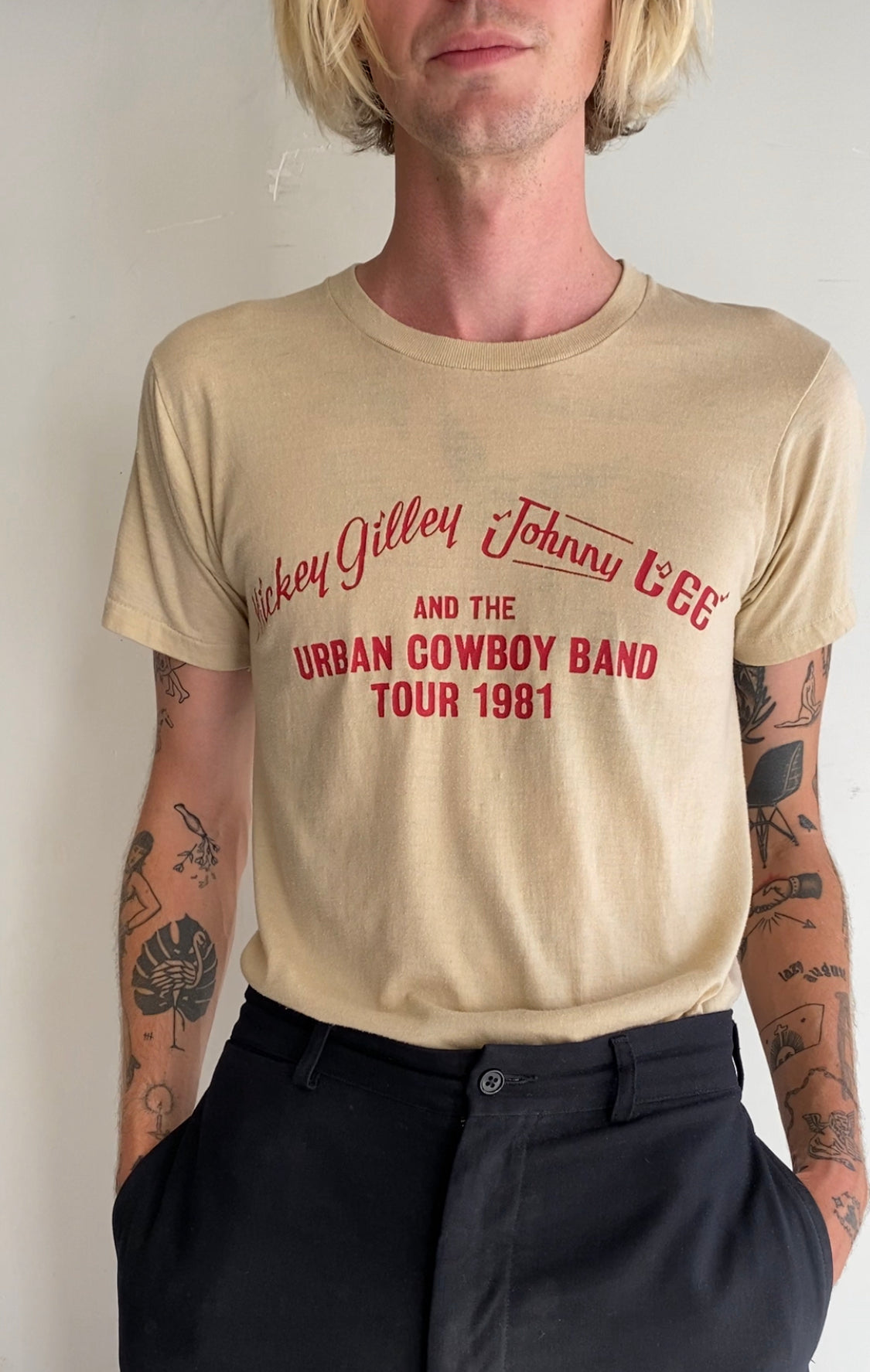 1981 Urban Cowboy Band Tour Tee (S/M)