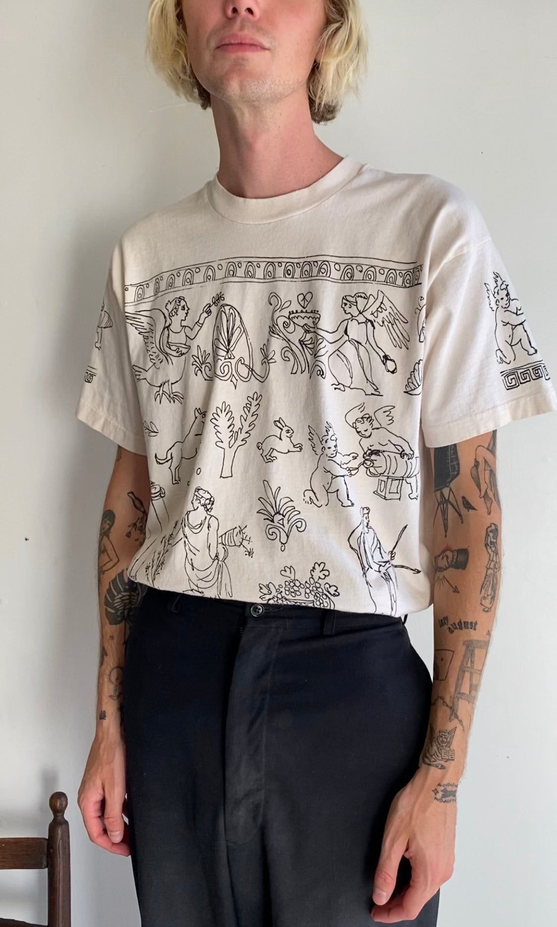 1990s Greek Doodles Tee (XL)