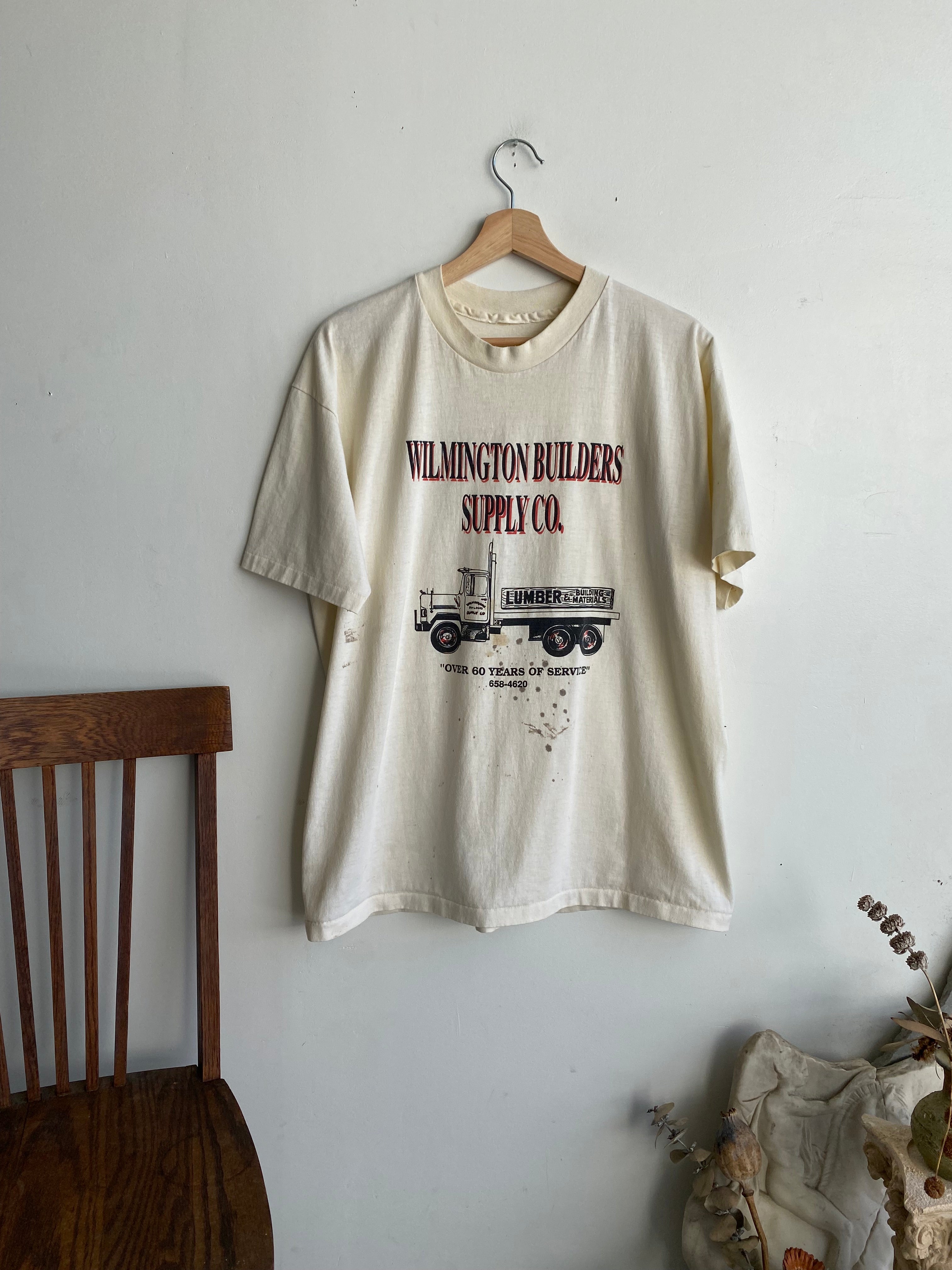 1990s Well-Worn Wilmington Builders Tee (L)