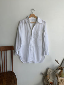 1960s White Dress Shirt (M)