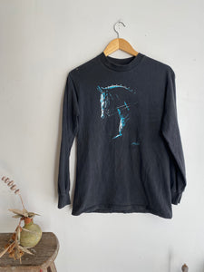 1980s Horse Silhouette Long Sleeve (M)