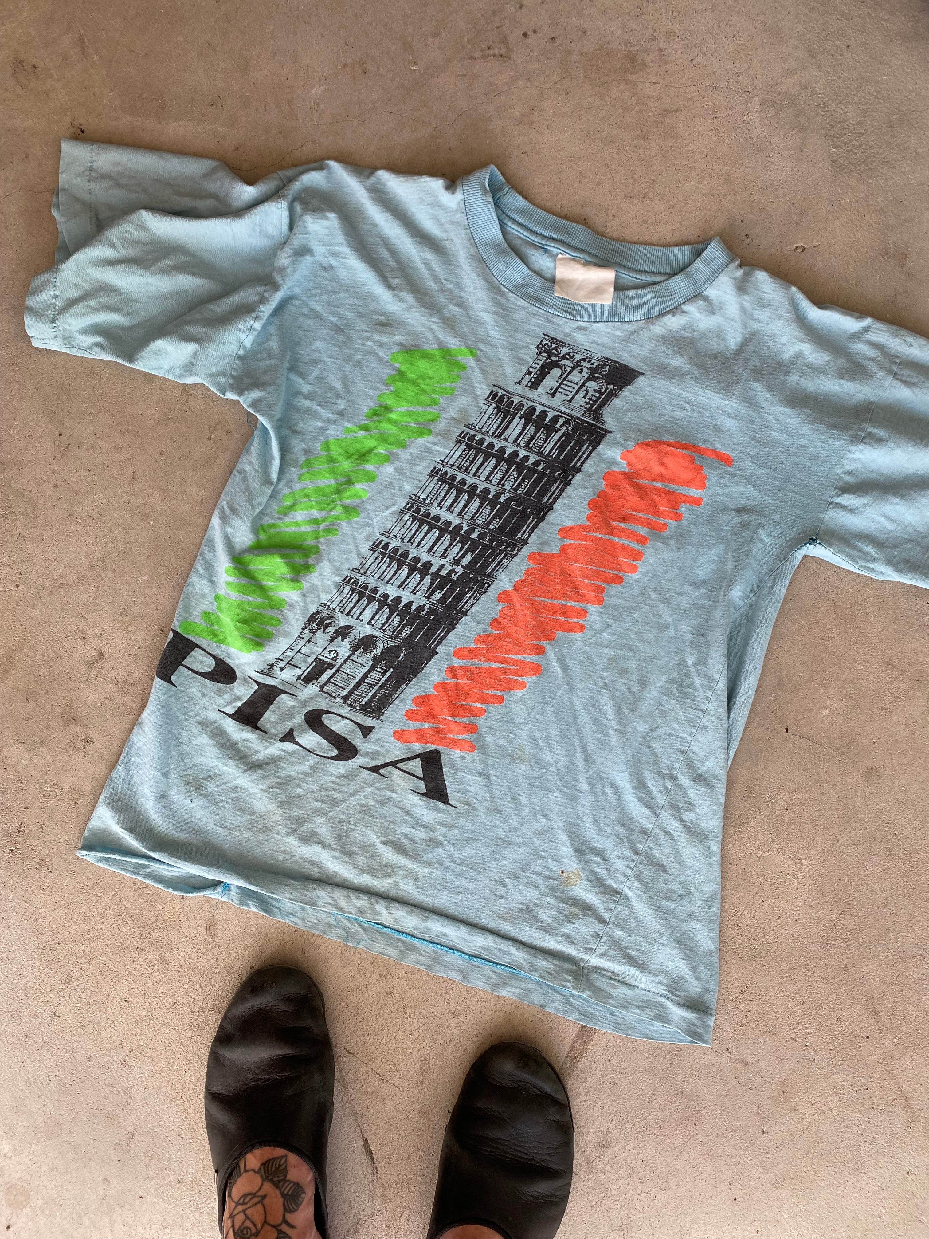 1980s Tower of Pisa T-Shirt (Boxy M)