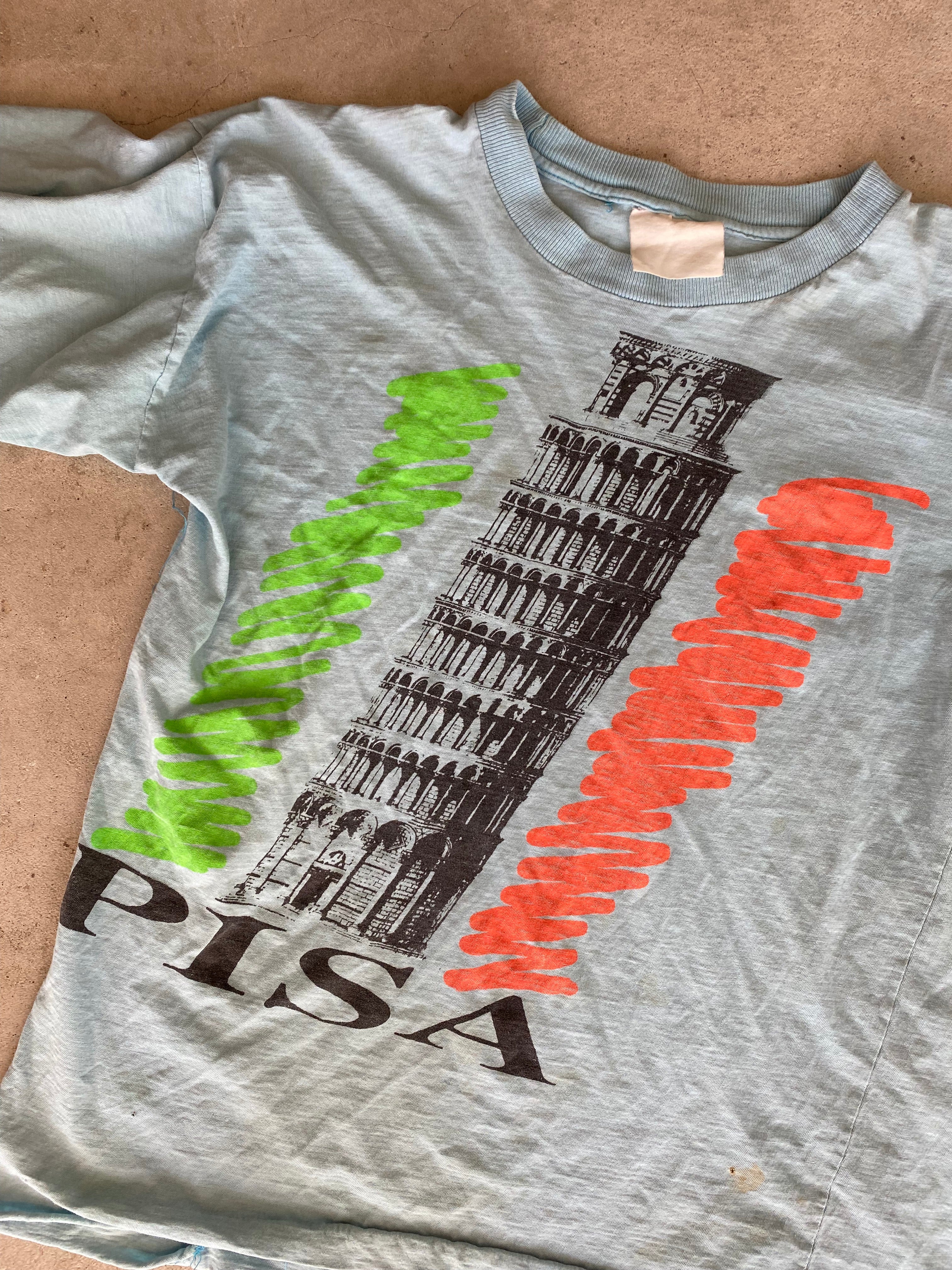 1980s Tower of Pisa T-Shirt (Boxy M)