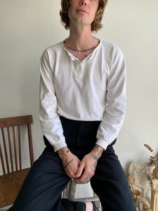 1980s Henley Long Sleeve (S/M)