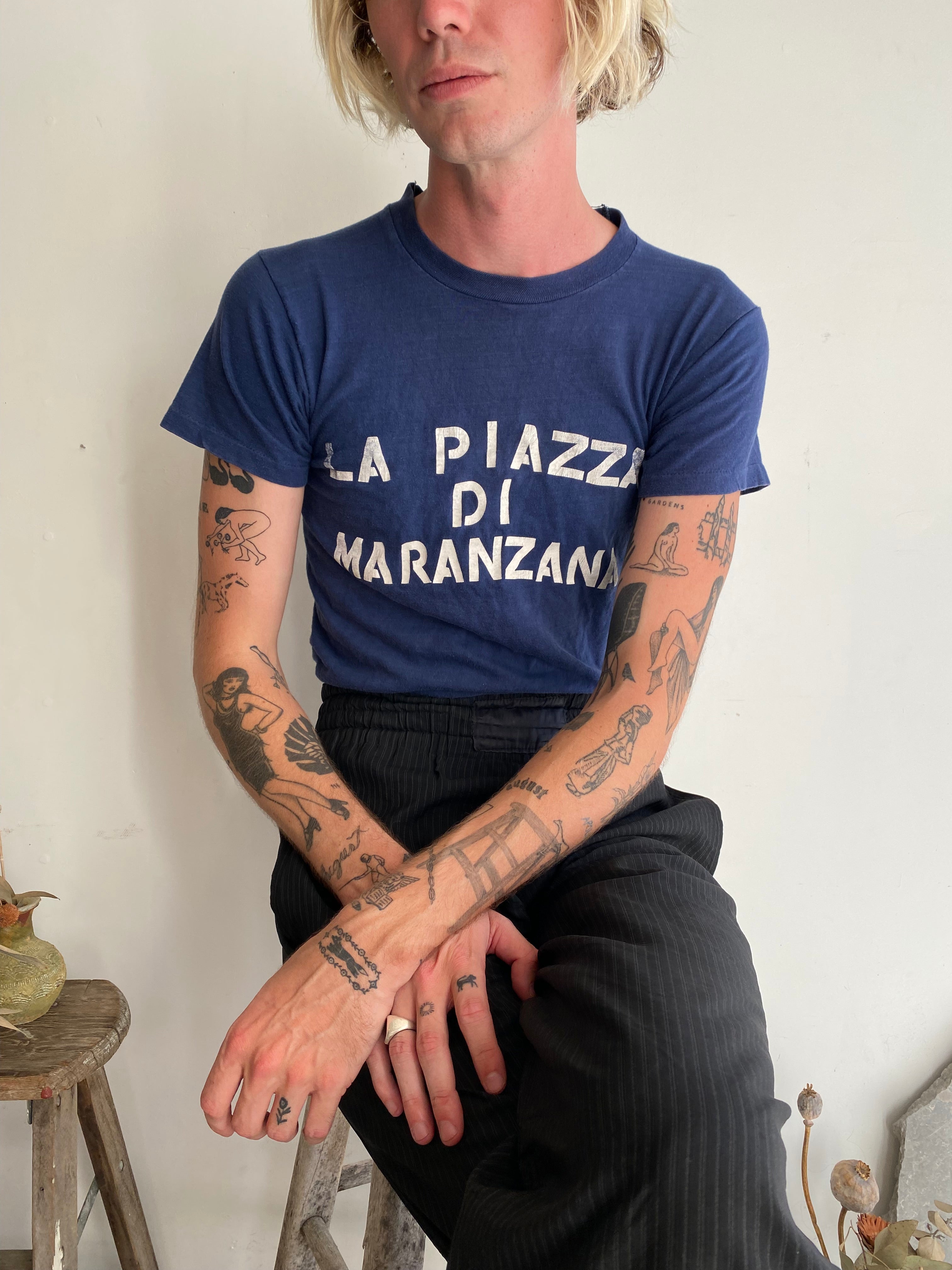 1980s Piazza di Maranzana T-Shirt (S/M)