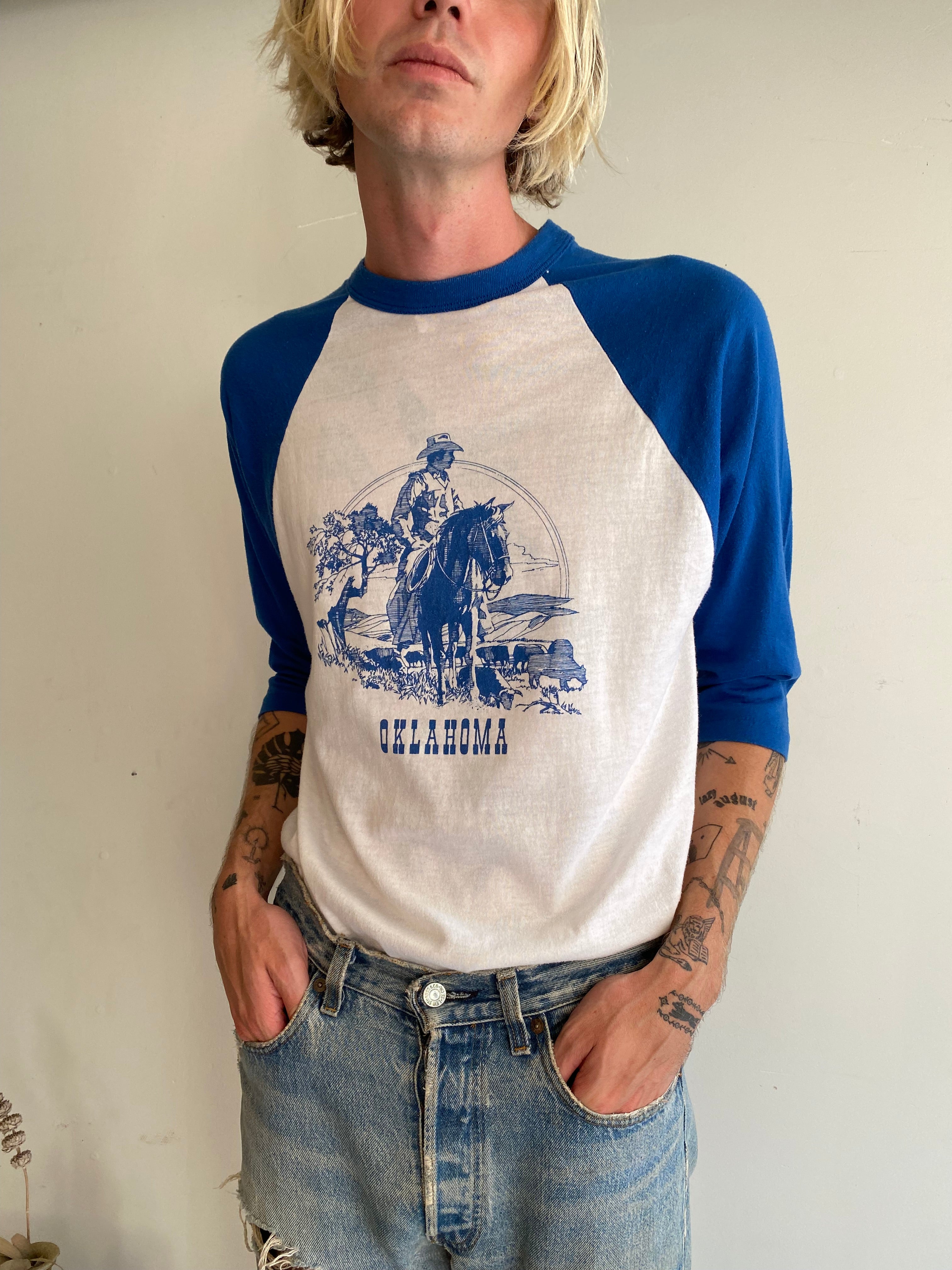 1970s Oklahoma Baseball Tee (L)