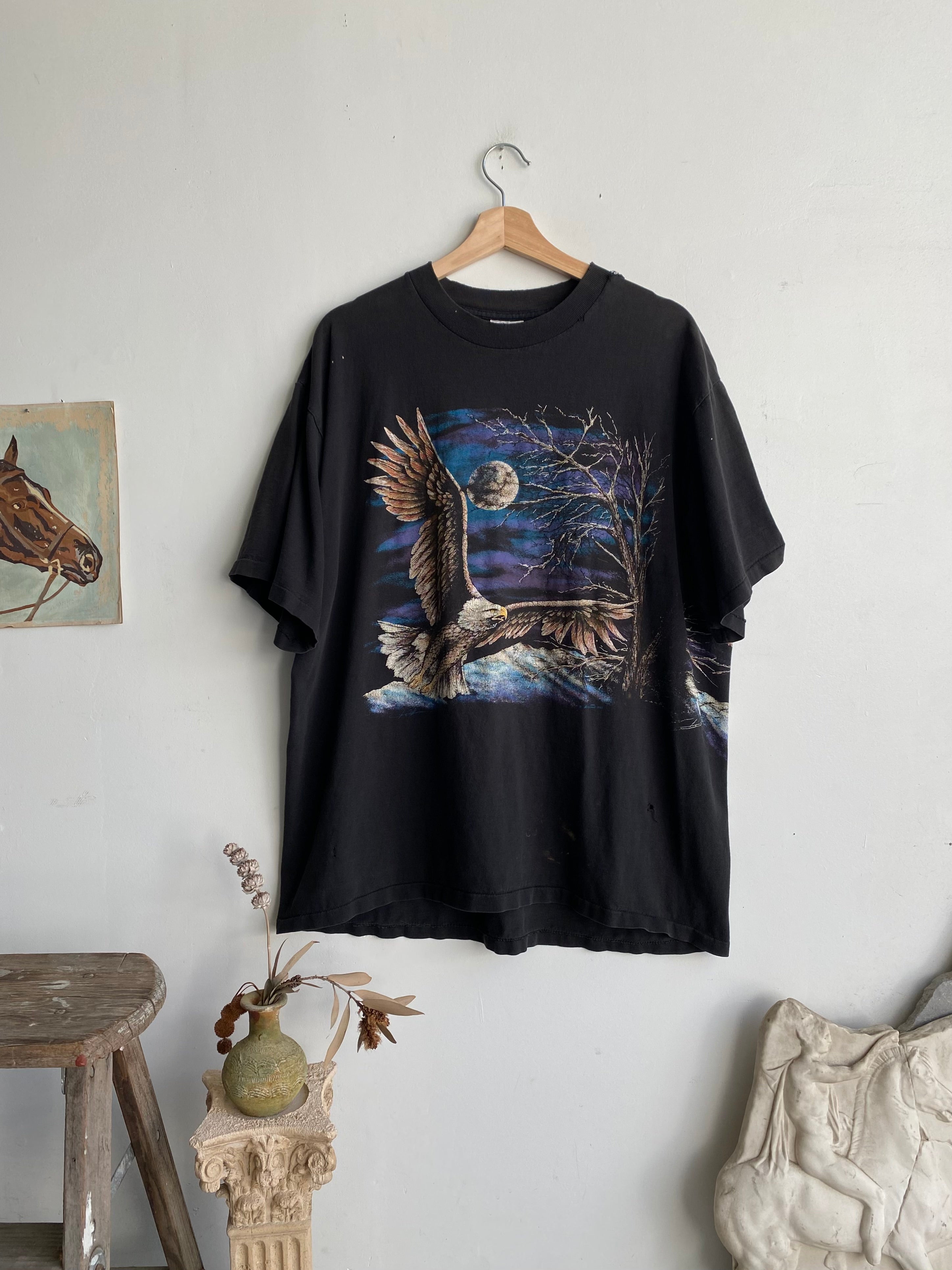 1990s Wrap-Around Eagle T-Shirt (XXL)