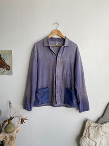 1970s Patch Pocket Faded Chore Jacket (M/L)