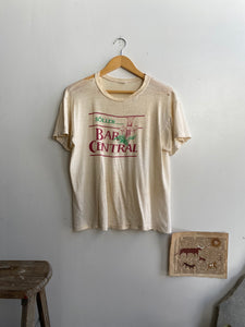 1980s Thrashed Bar Central Tee (Boxy M)