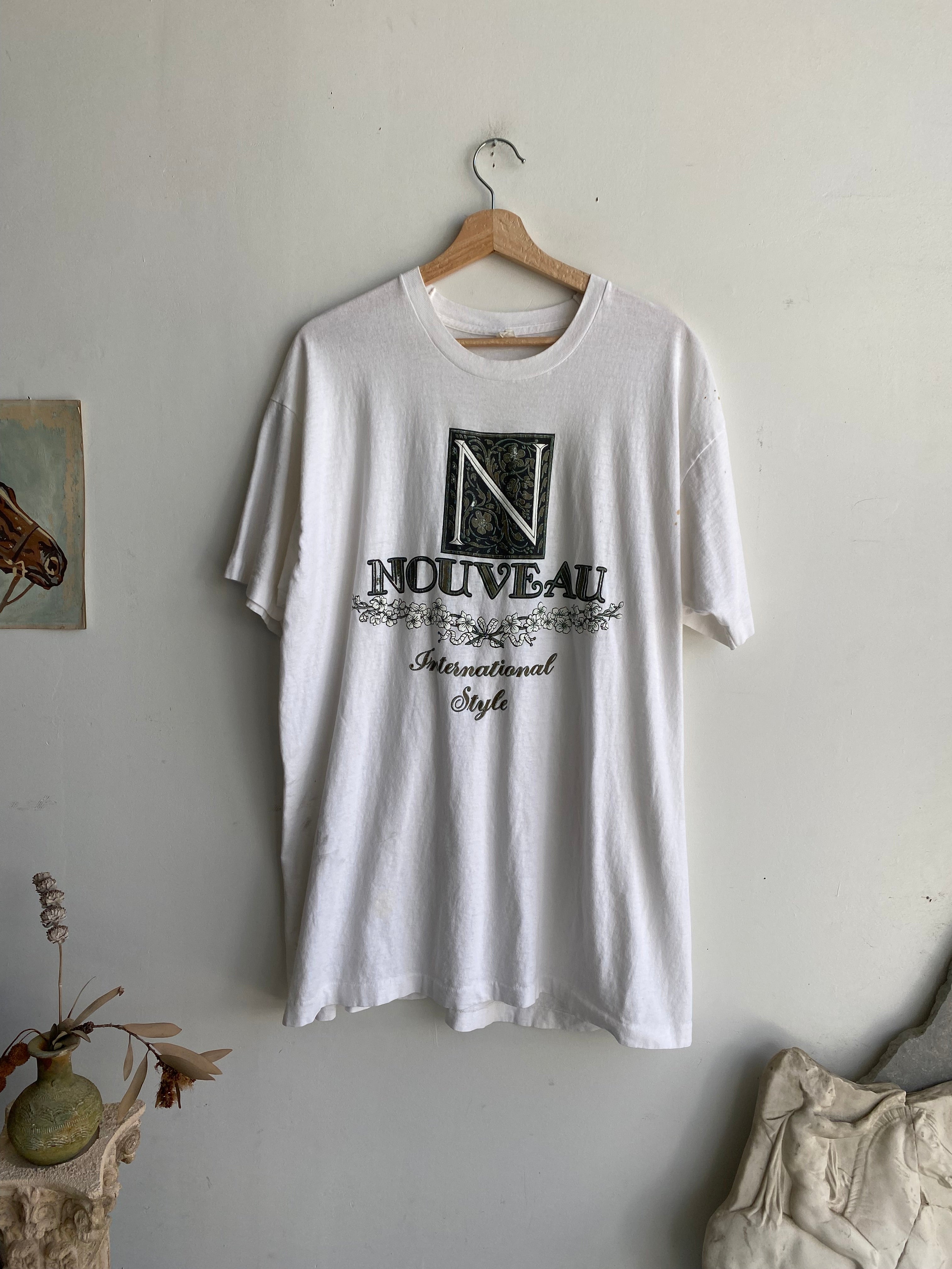 1980s Nouveau International T-Shirt (XXL)