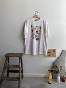 1990s Wildflowers Poem T-Shirt (XL)