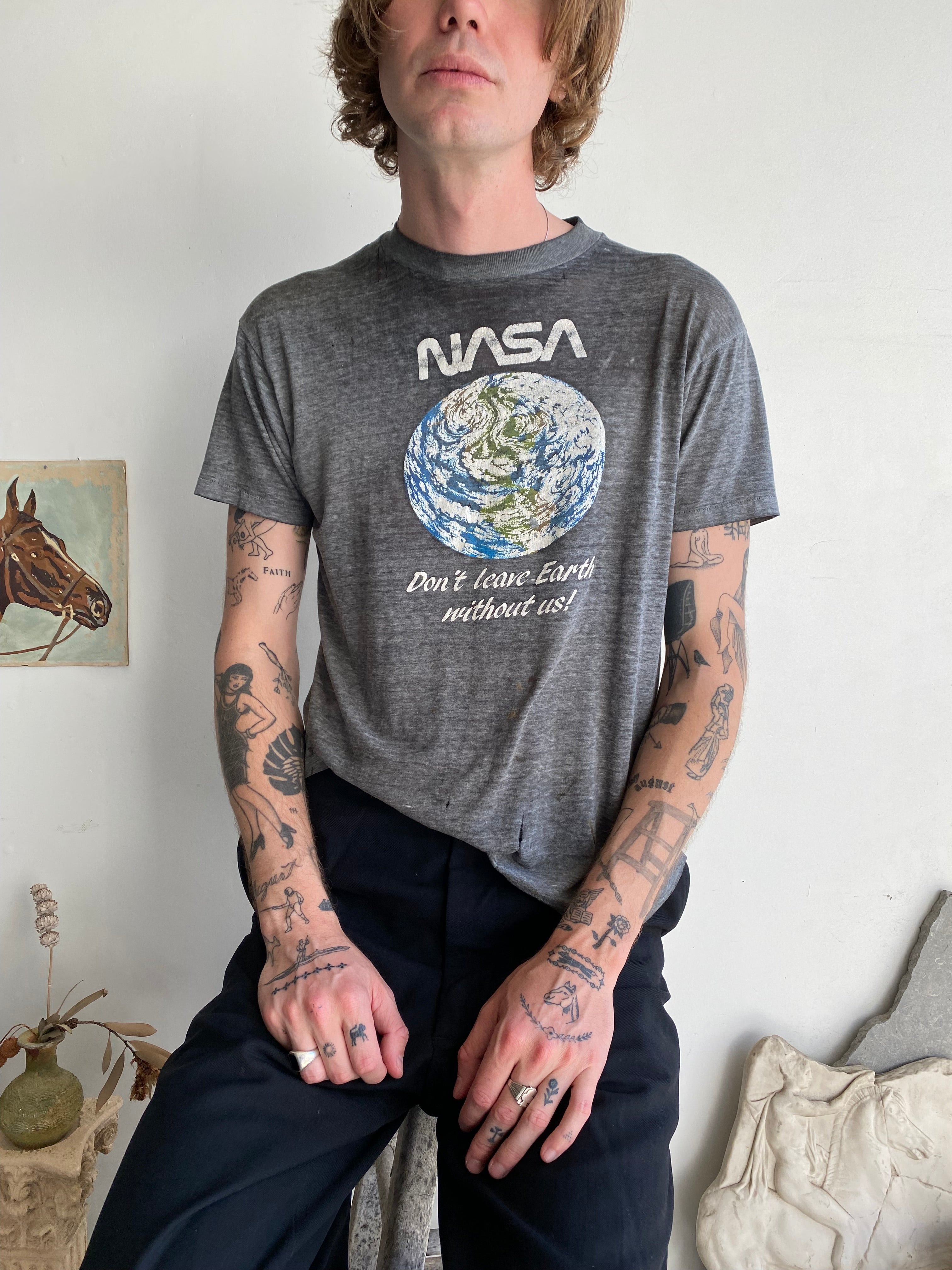 1980s Well-Worn NASA T-Shirt (M)
