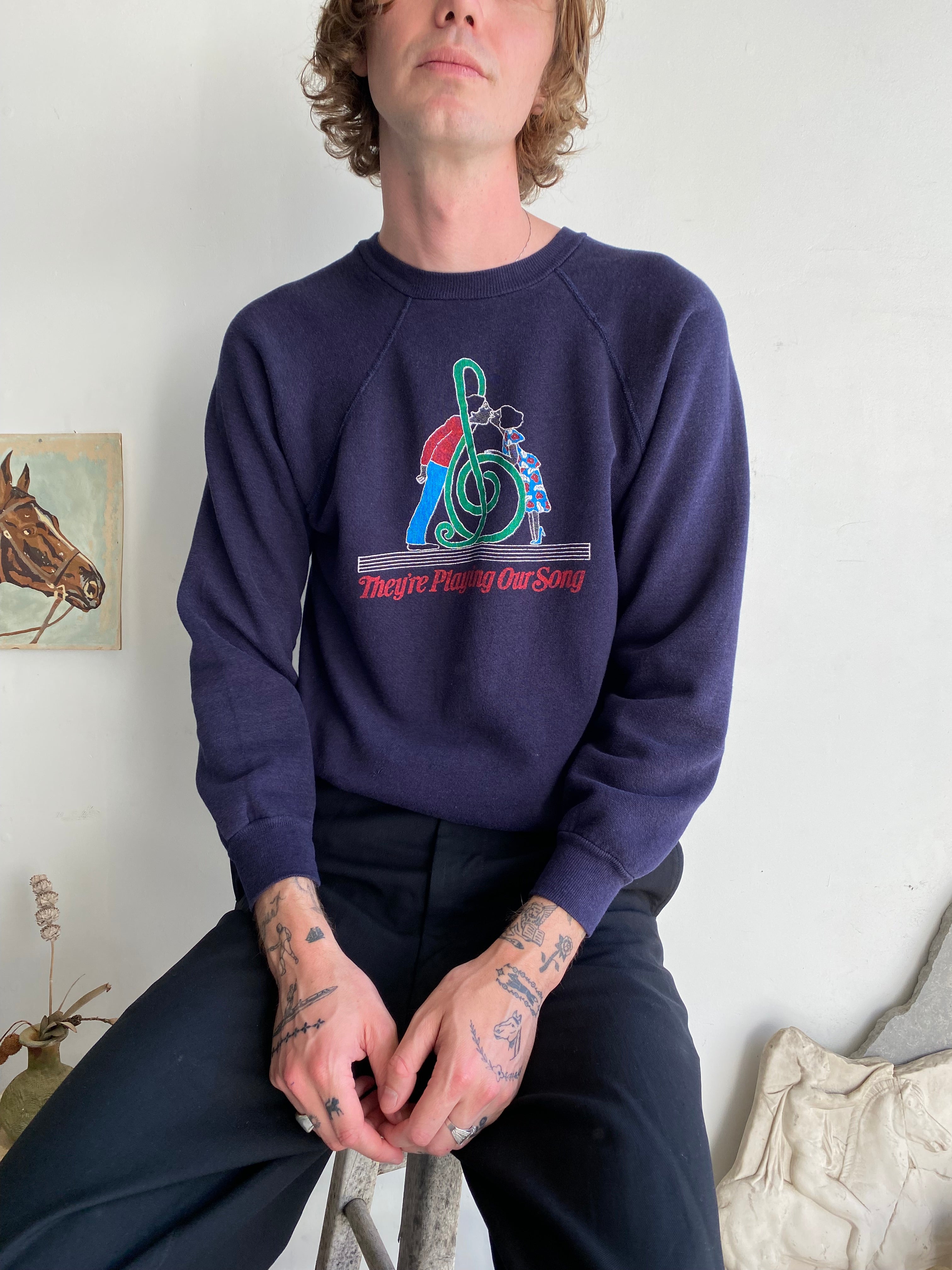 1980s "They're Playing Our Song" Sweatshirt (S)