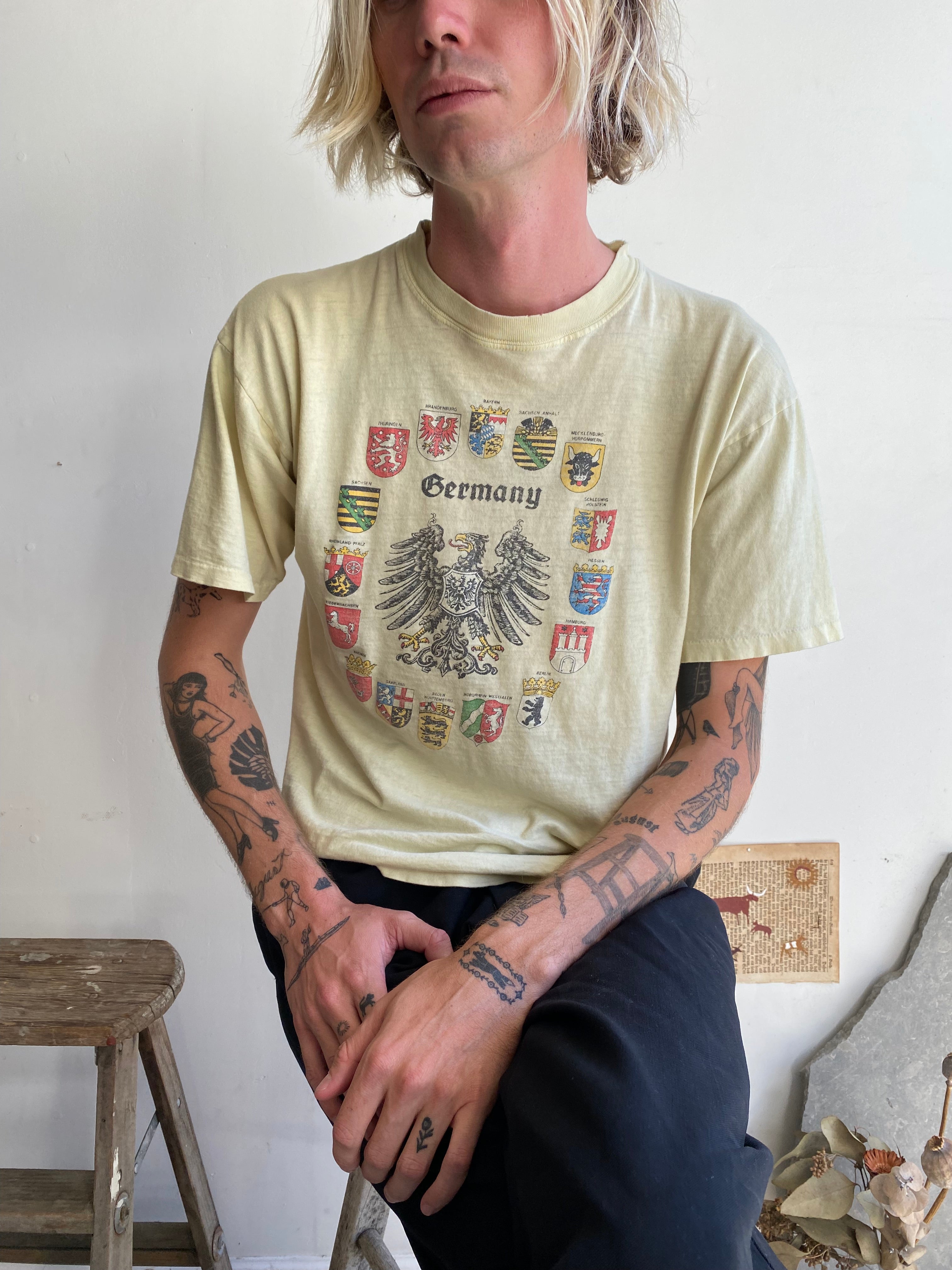 1980s Thrashed Germany Tourism Tee (Boxy L)