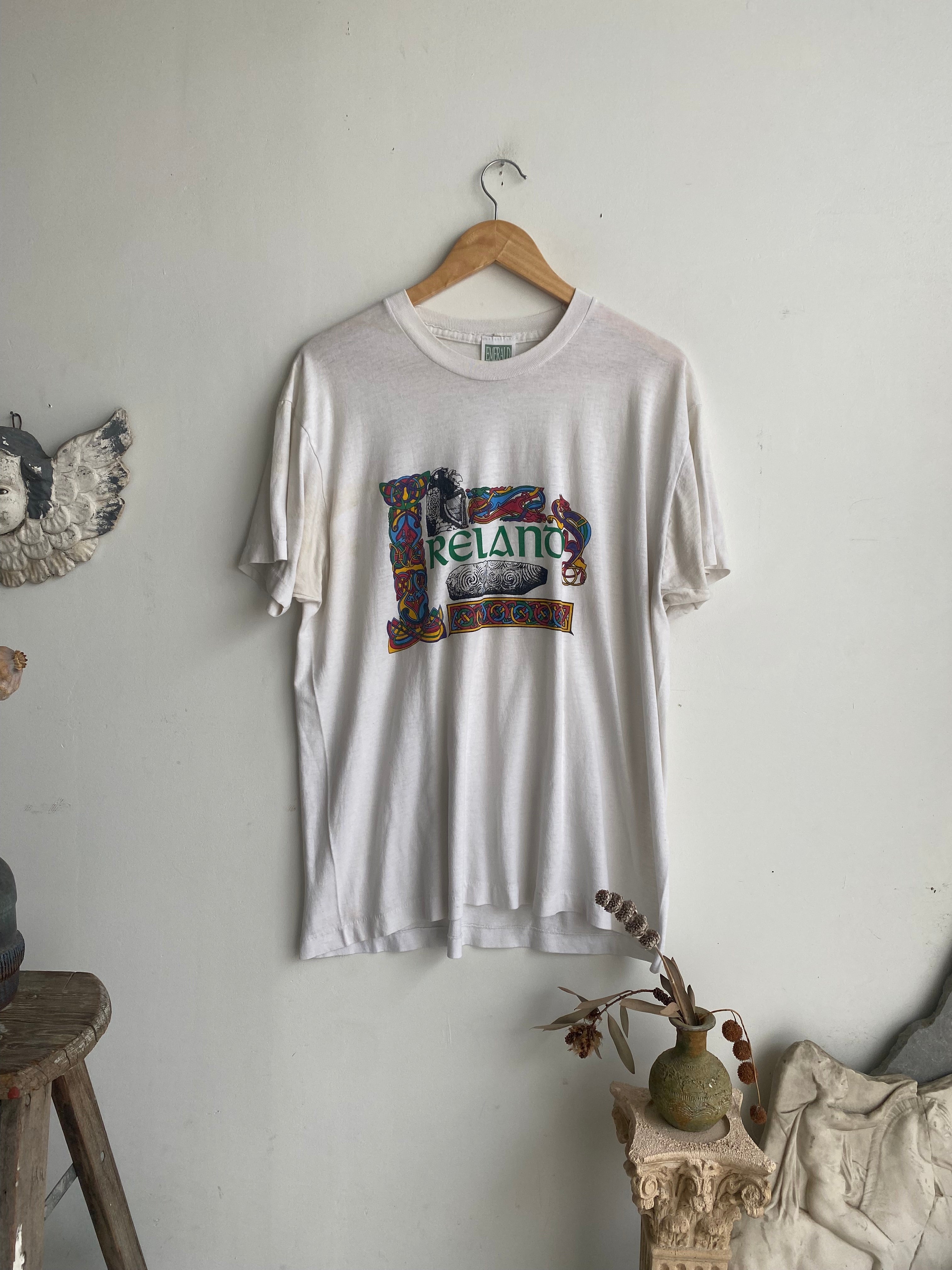 1980s Ireland Calligraphy T-Shirt (XL)