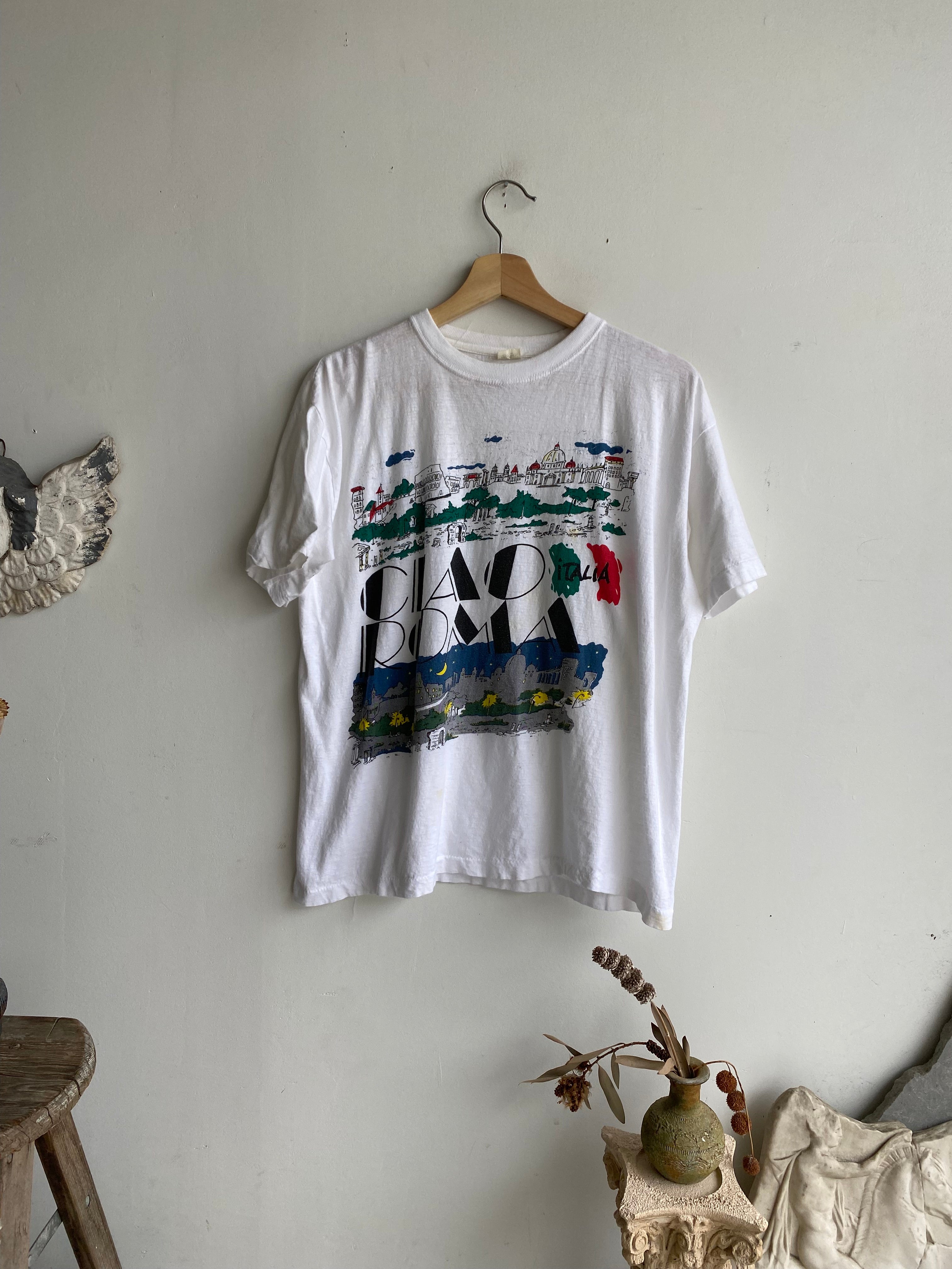 1980s Ciao Roma T-Shirt (Boxy S/M)