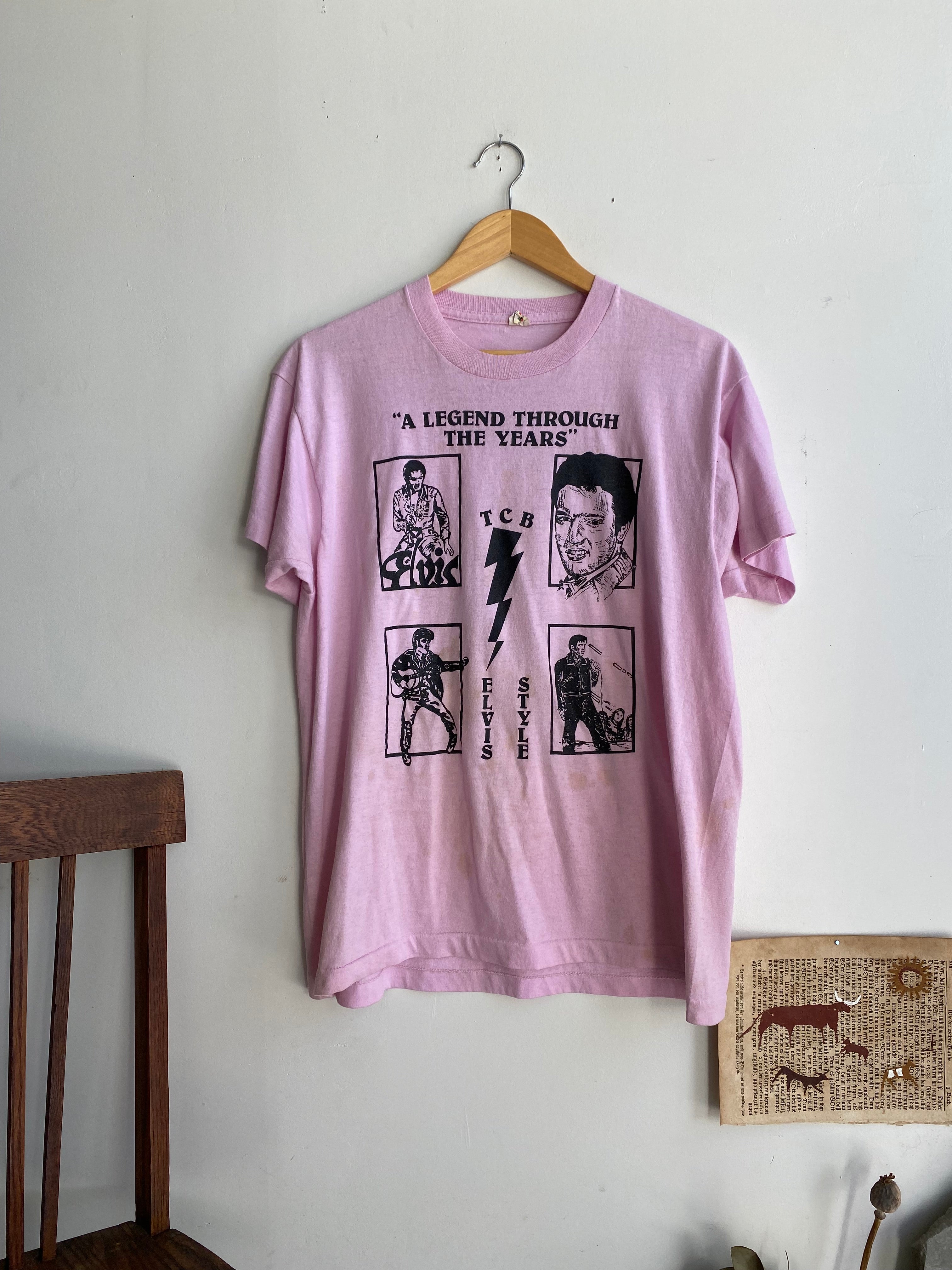 1980s Stained Elvis Nelson T-Shirt (M/L)