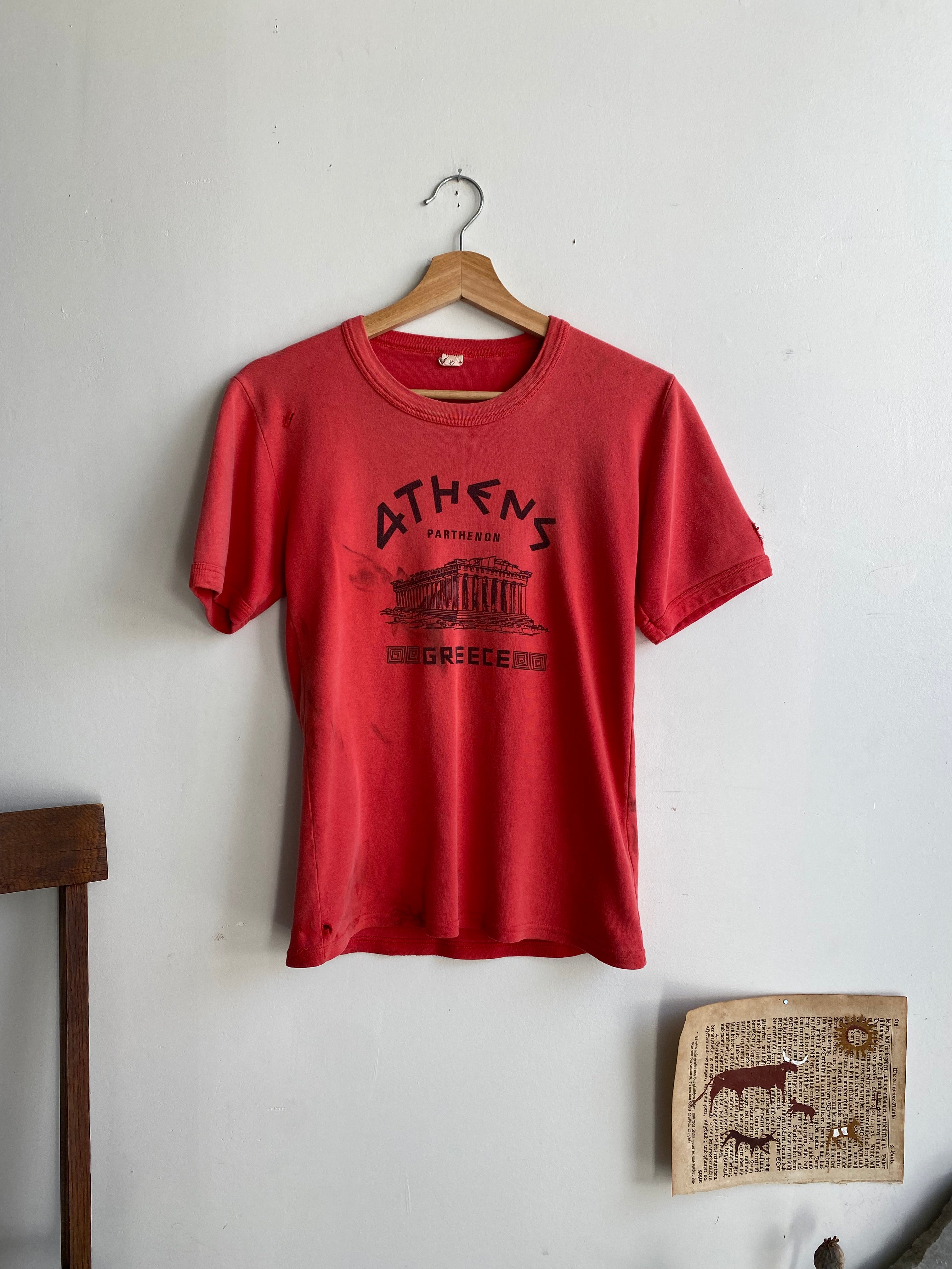 1980s Thrashy Athens Parthenon T-Shirt (S/M)