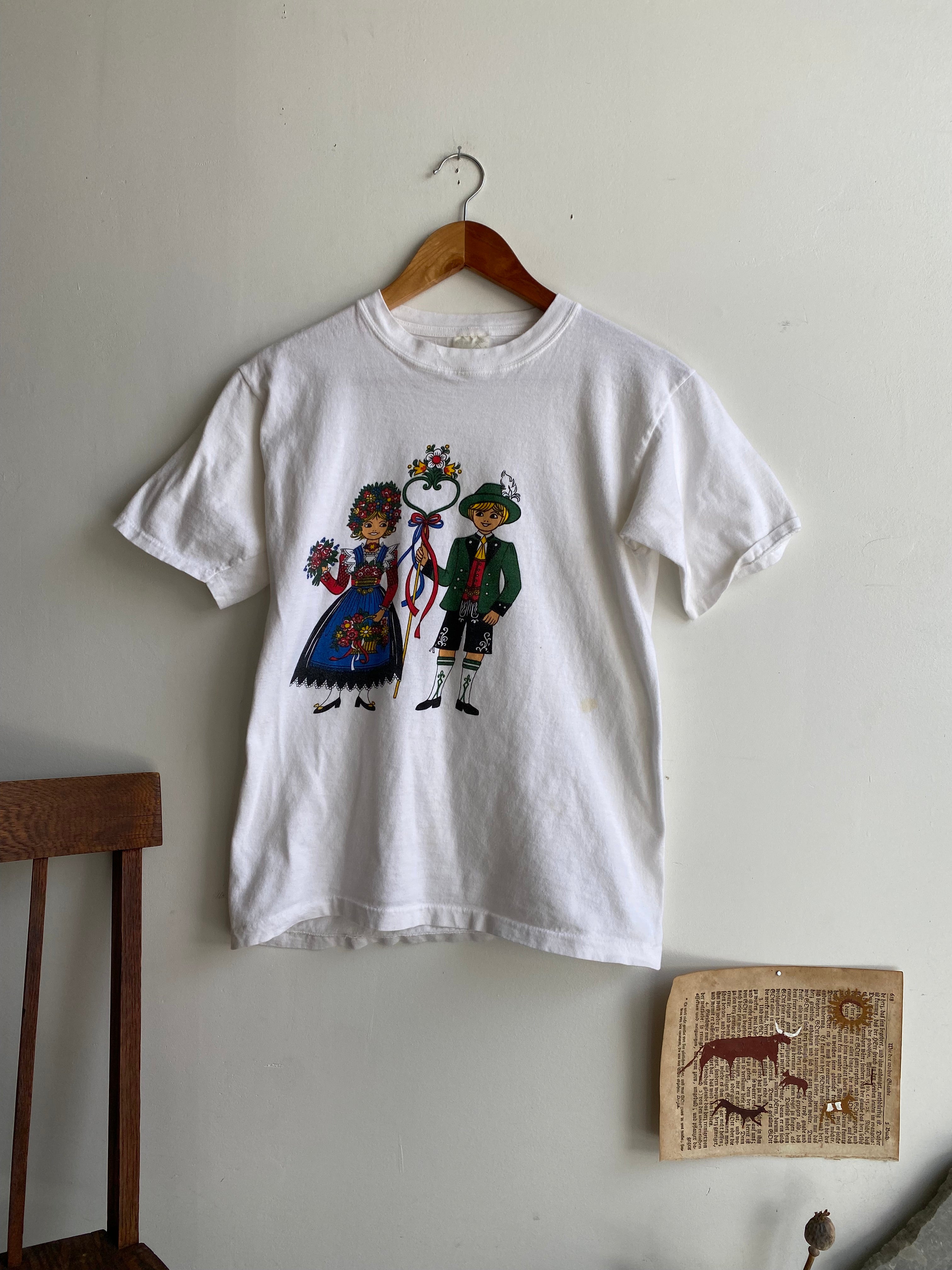 1980s European Folk T-Shirt (S/M)