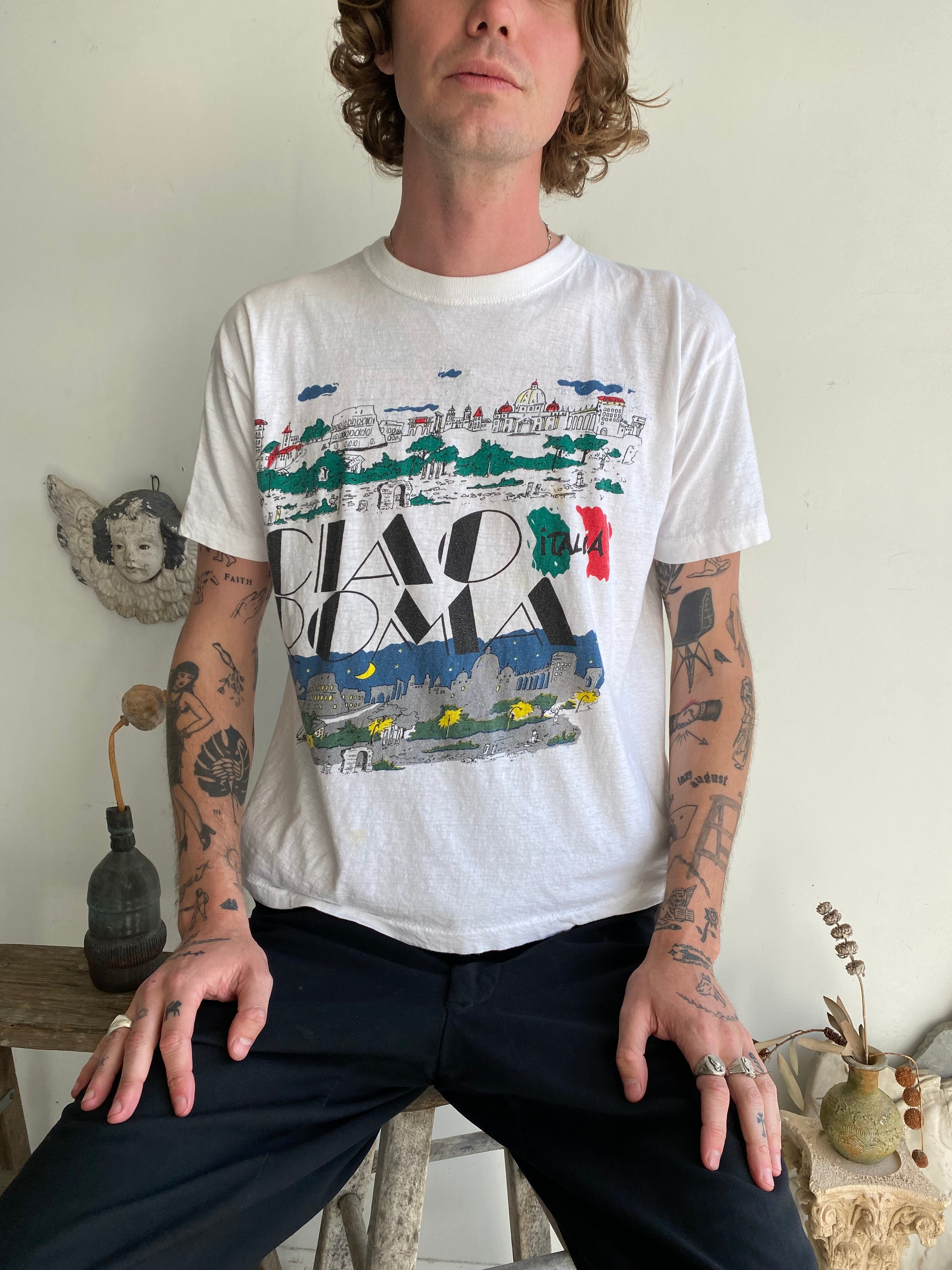 1980s Ciao Roma T-Shirt (Boxy S/M)