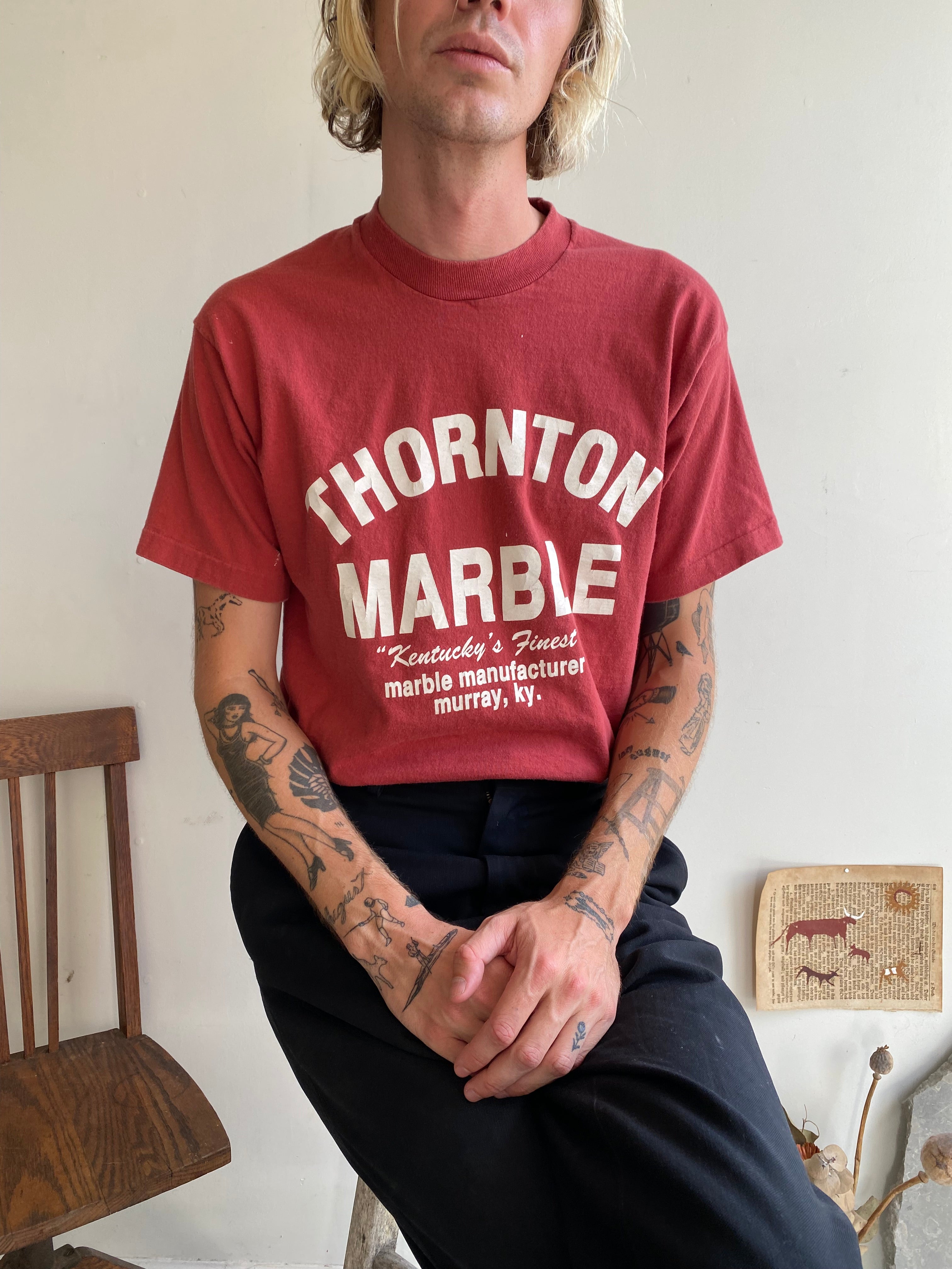 1990s Faded Thornton Marble Tee (M/L)