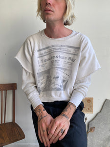 1989 San Fran. Earthquake Sweatshirt (Cropped S/M)