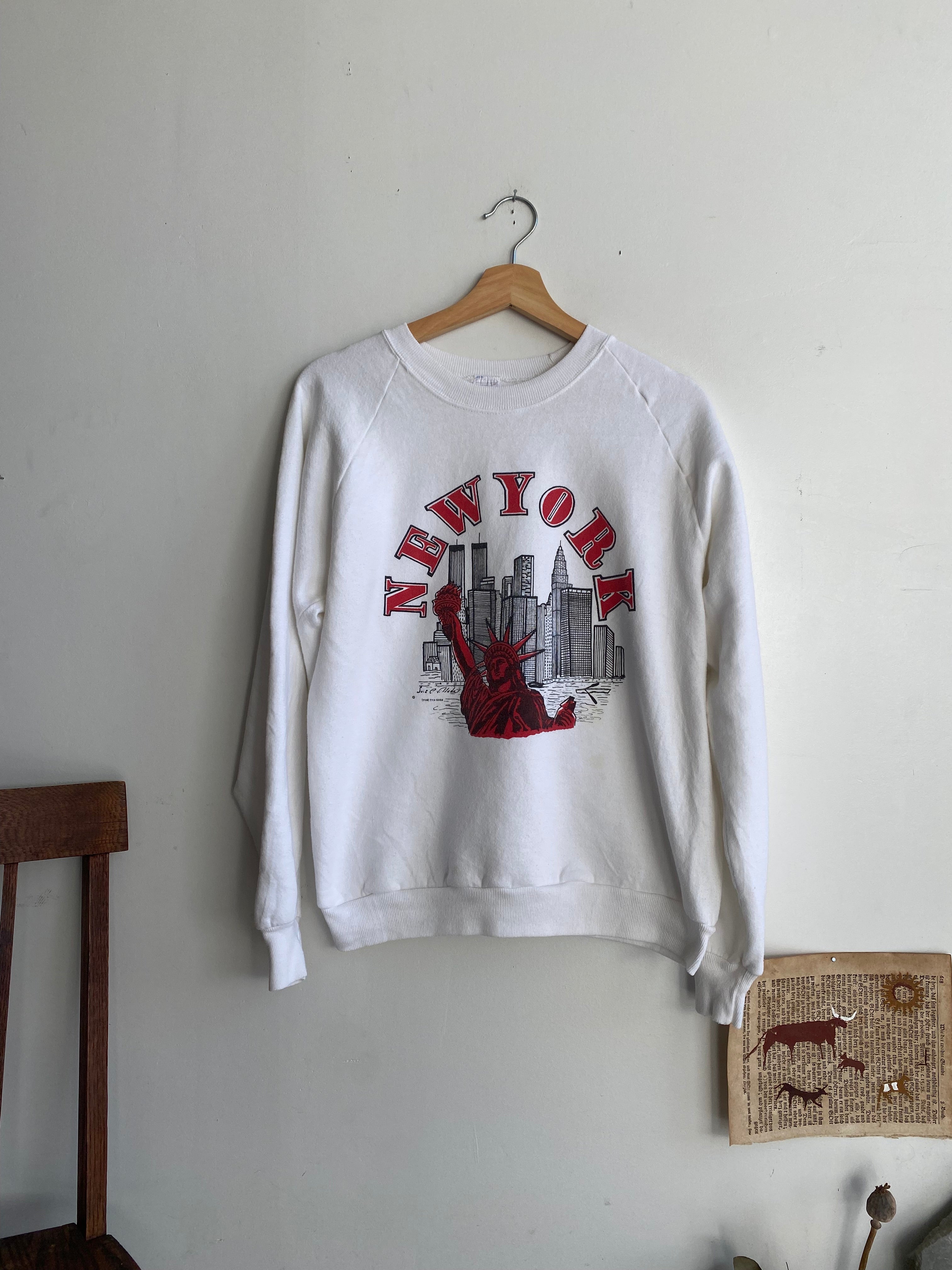 1980s Statue of Liberty Sweatshirt (S/M)