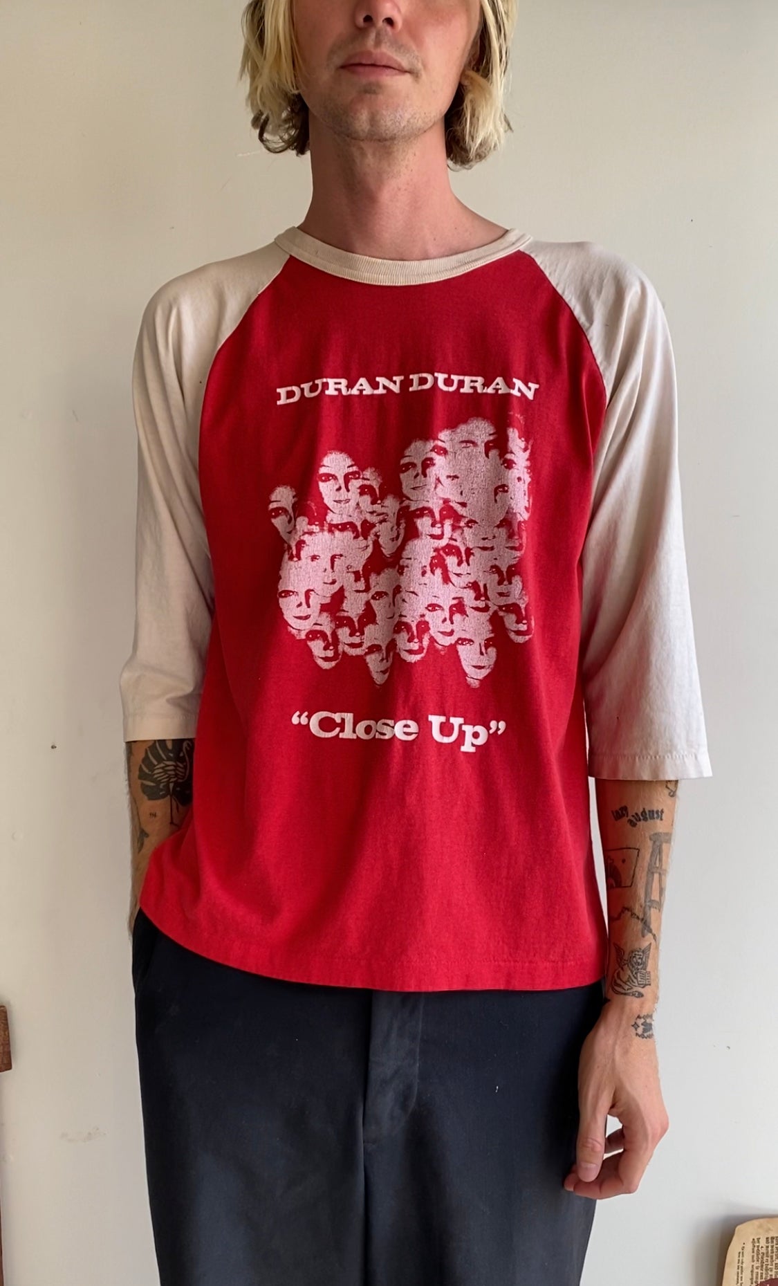 1980s Duran Duran Baseball Tee (M/L)