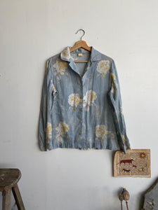 1980s Floral Blouse (S/M)