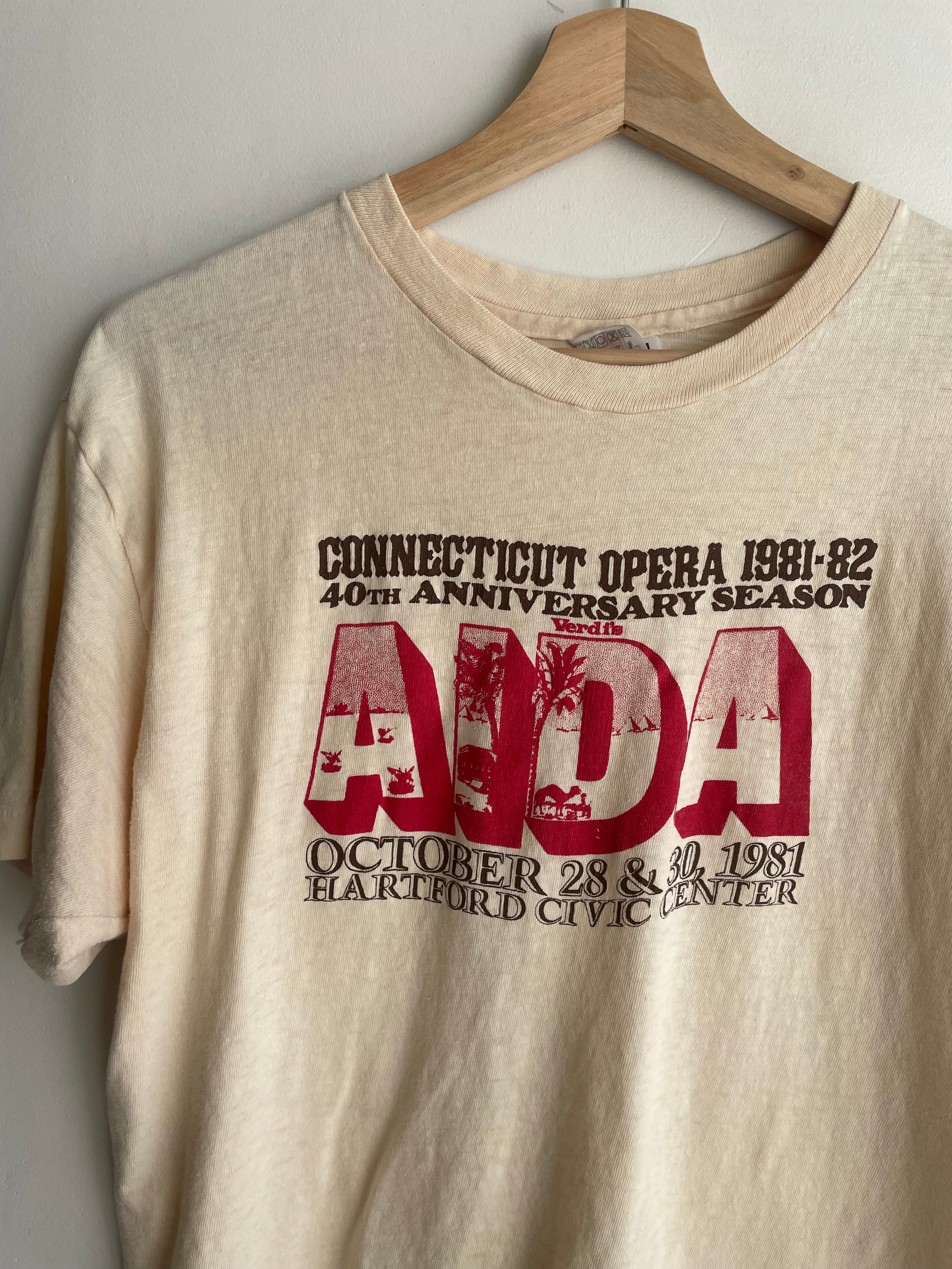 1982 Connecticut Opera "Aida" Tee (M)