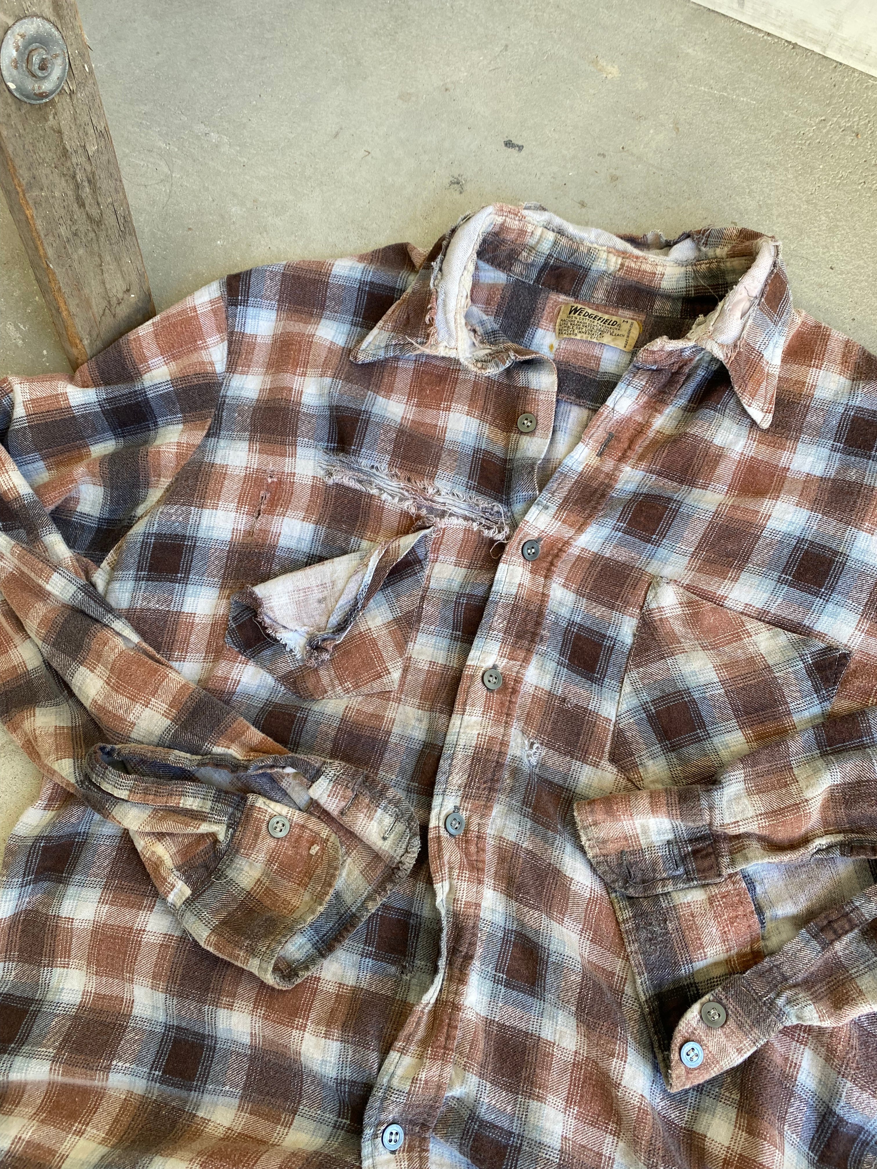 1960s Thrashed Flannel (M)