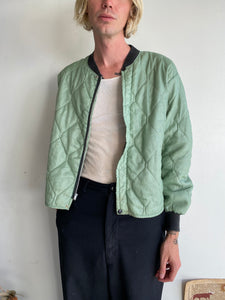 1970s Mint Liner Jacket (Cropped S/M)