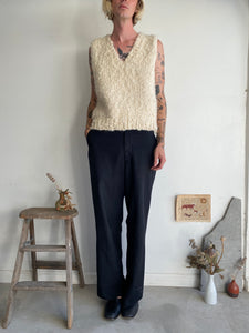 Hand-Knit Chunky Vest (S/M)