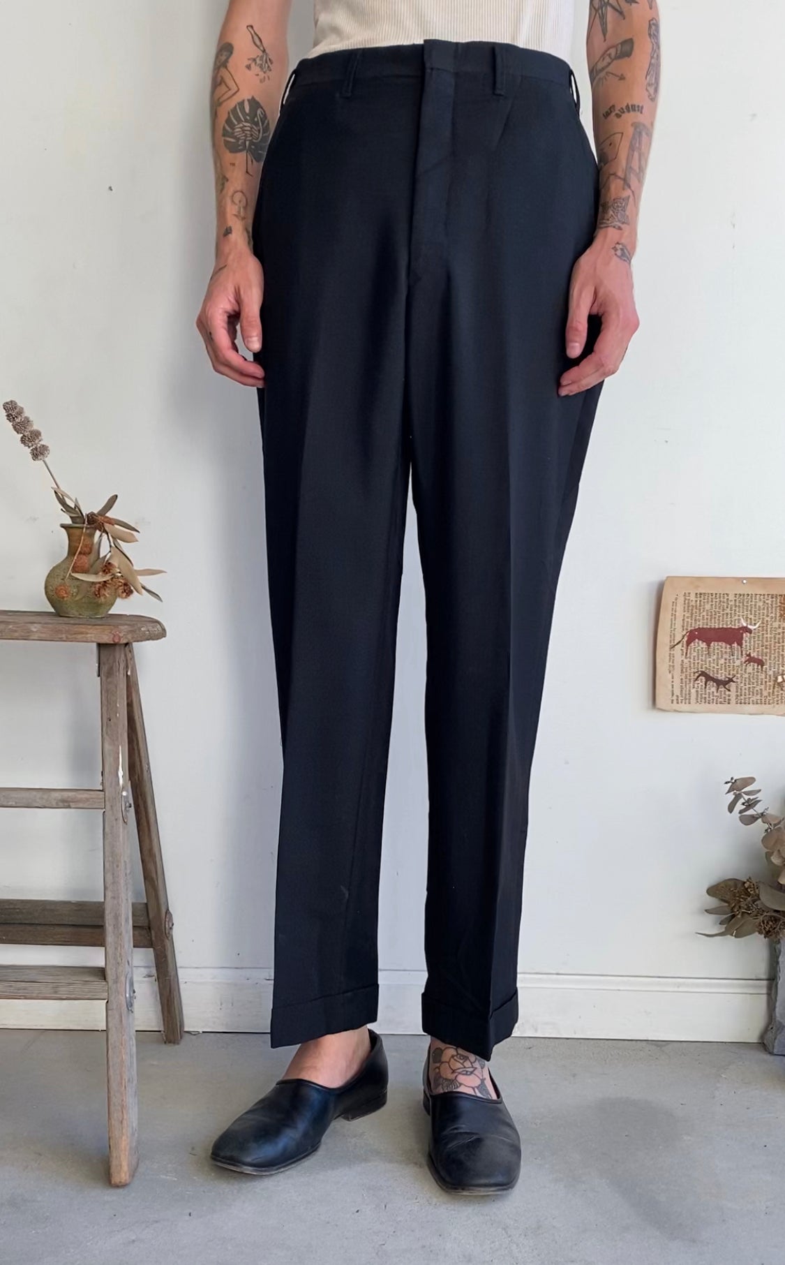 1980s Black Trouser (30x31)