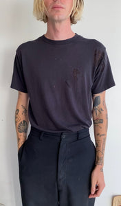 1980s Well Worn Black Blank (M/L)