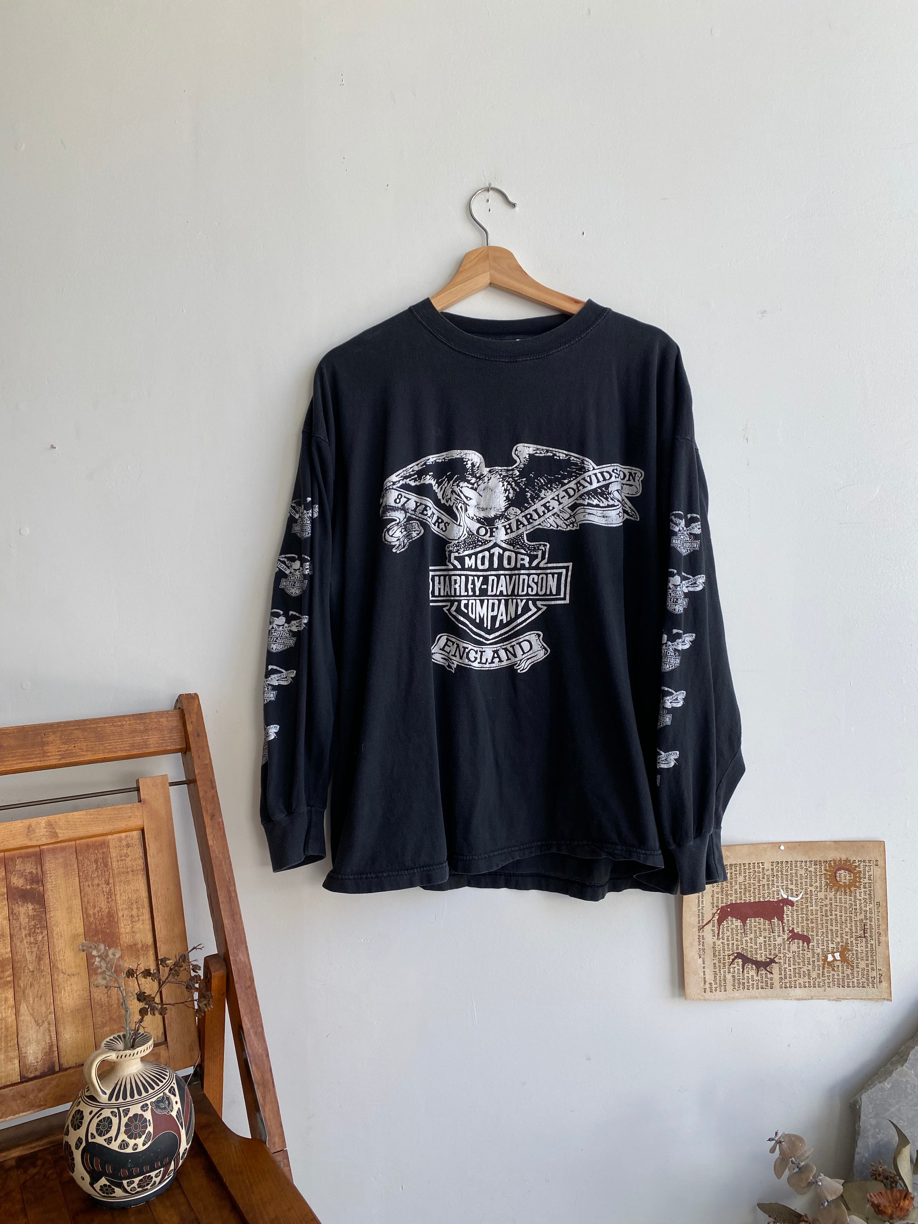 1990 Harley-Davidson Long-Sleeve (Boxy XL)