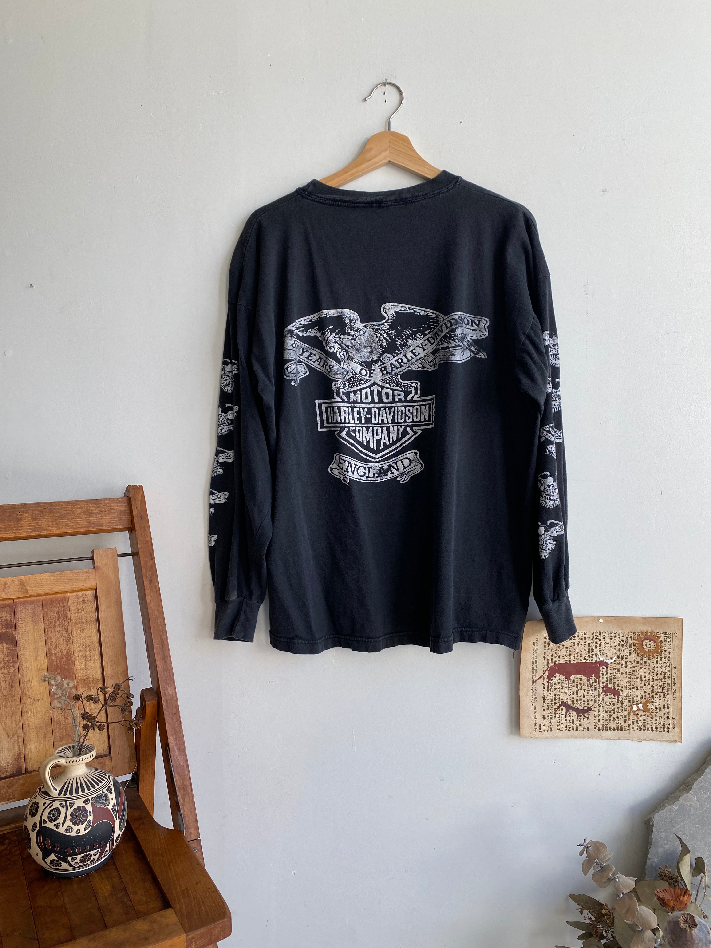 1990 Harley-Davidson Long-Sleeve (Boxy XL)