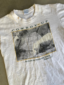 1990s Cowboy Up T-Shirt (S/M)