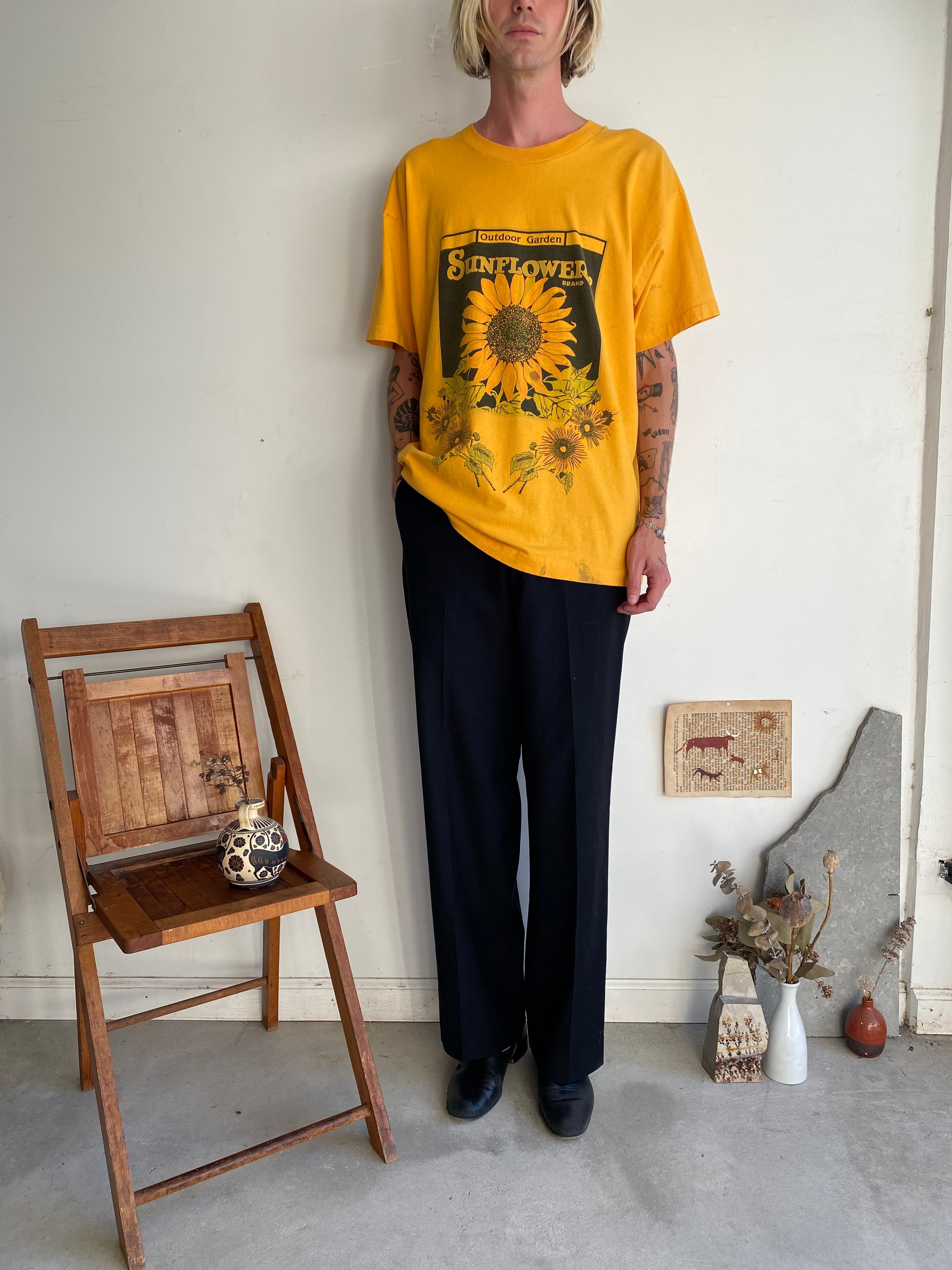 1990s Outdoor Garden Sunflower Tee (XXL)