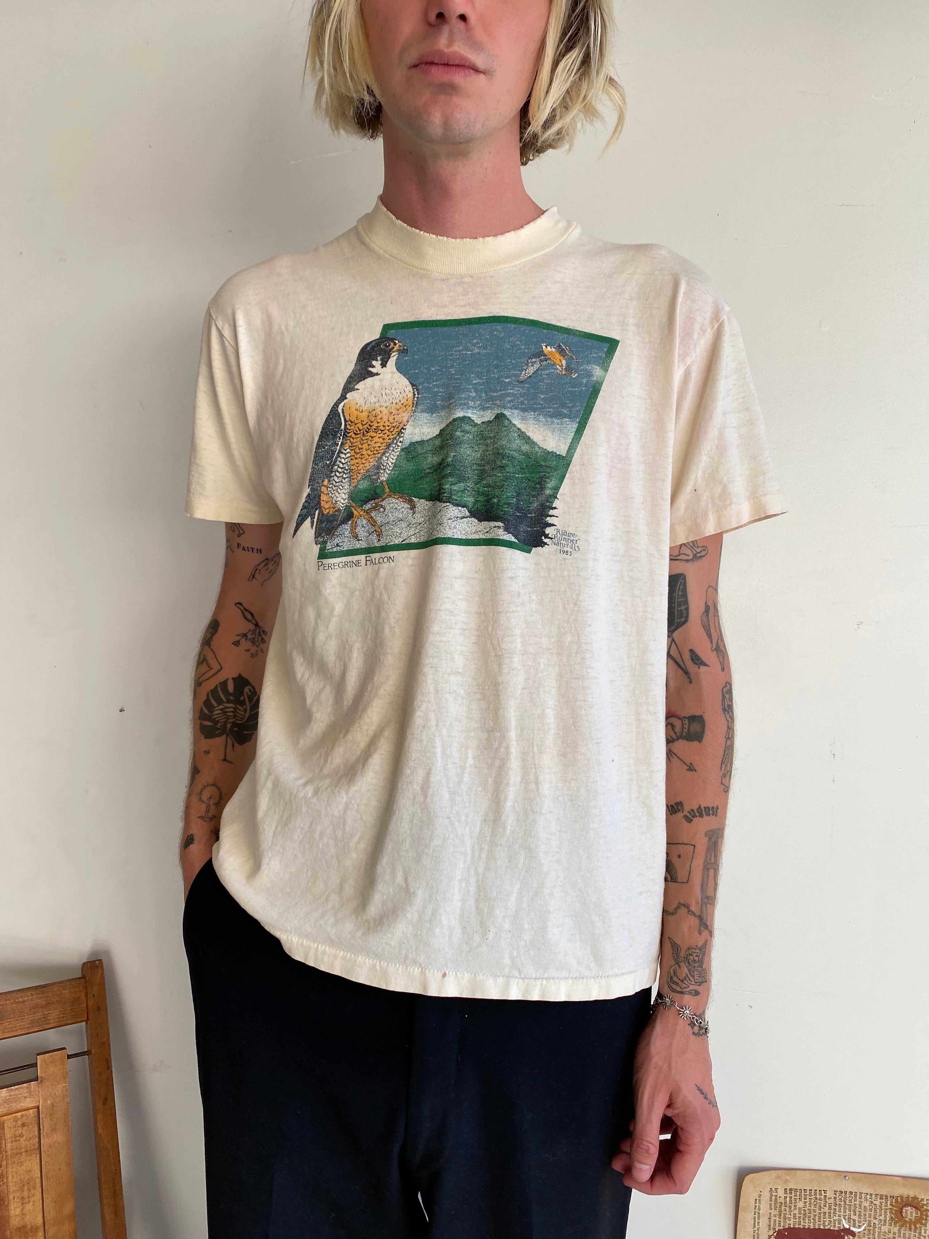 1985 Peregrine Falcon T-Shirt (M)