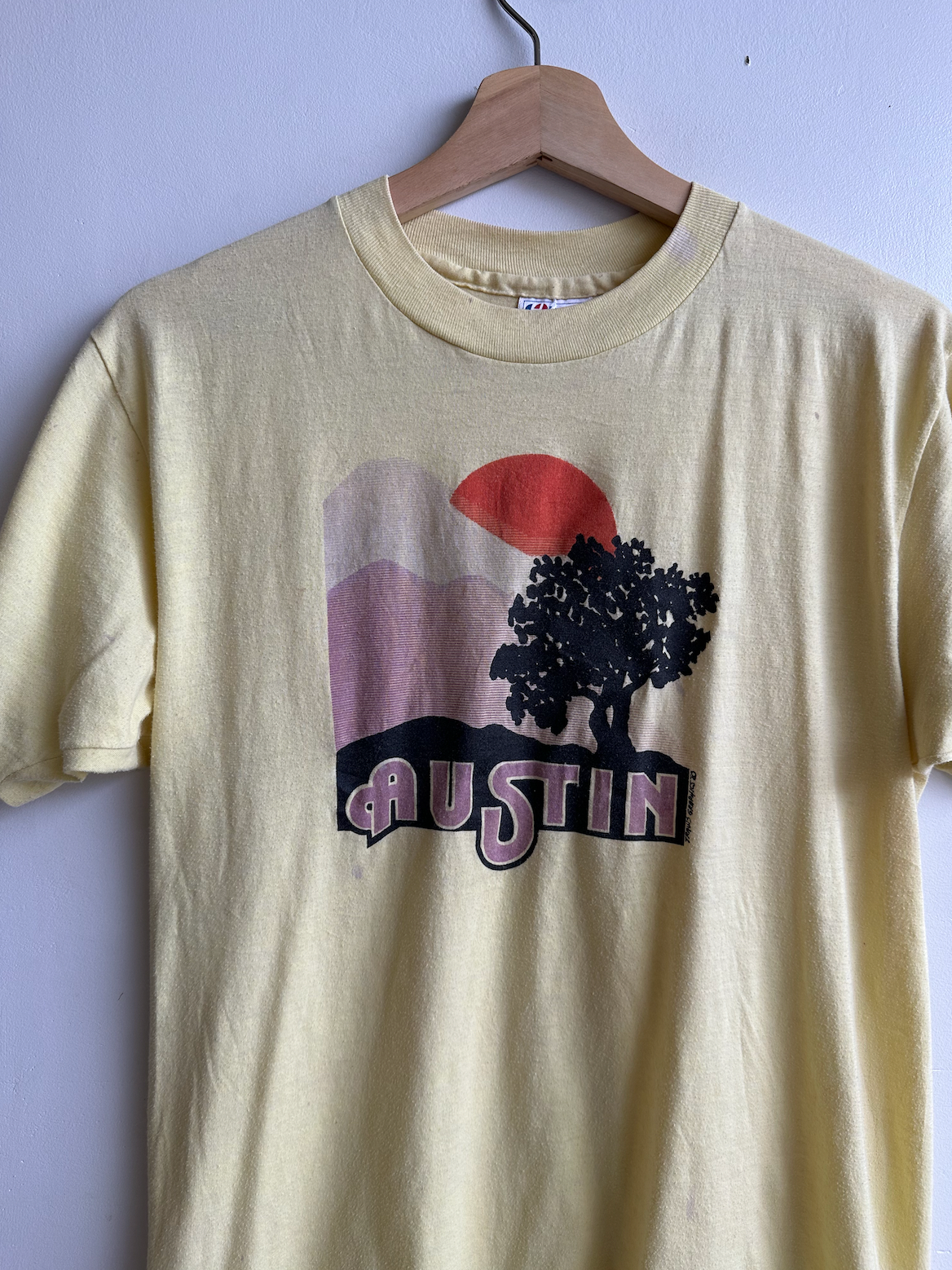 1980s Austin Sunrise T-Shirt (S/M)