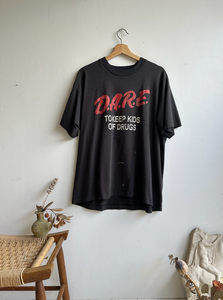 1980s Well-Worn D.A.R.E T-Shirt (Boxy L)